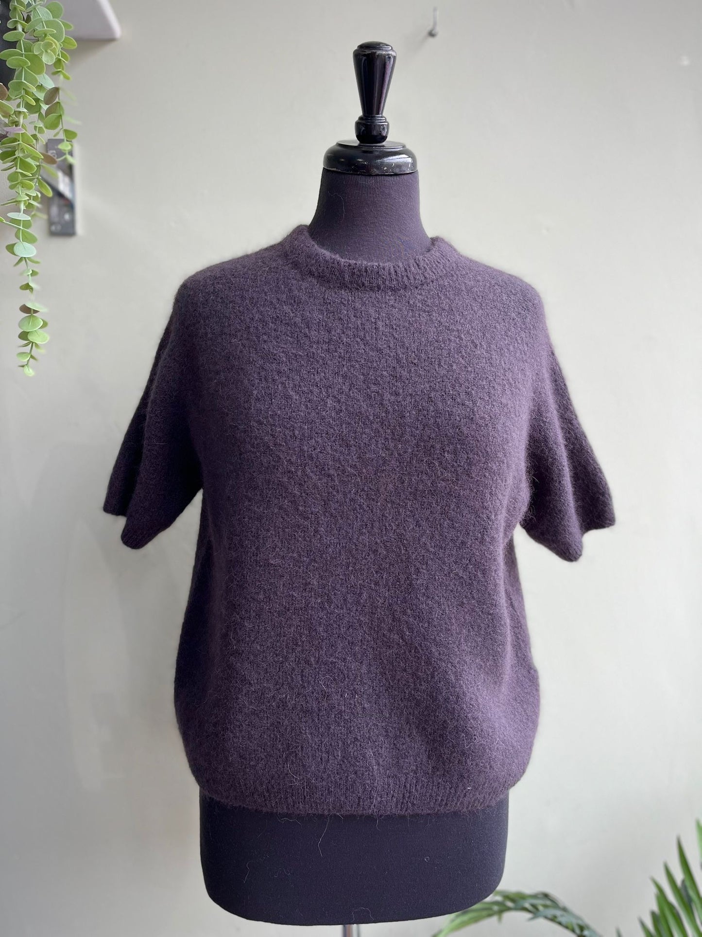 Bryony Alpaca Blend Short Sleeve Jumper
