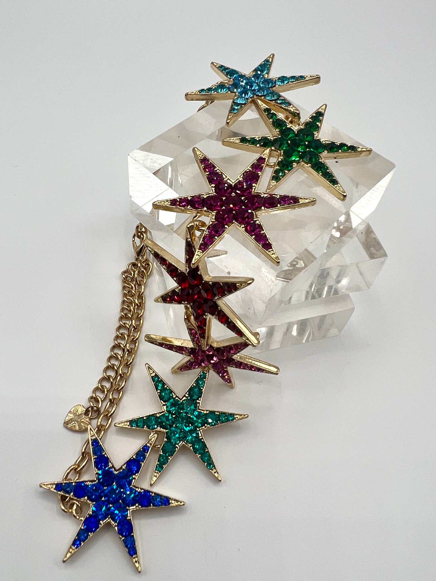 Love Rocks Mega Rock Star Deep Rainbow Choker