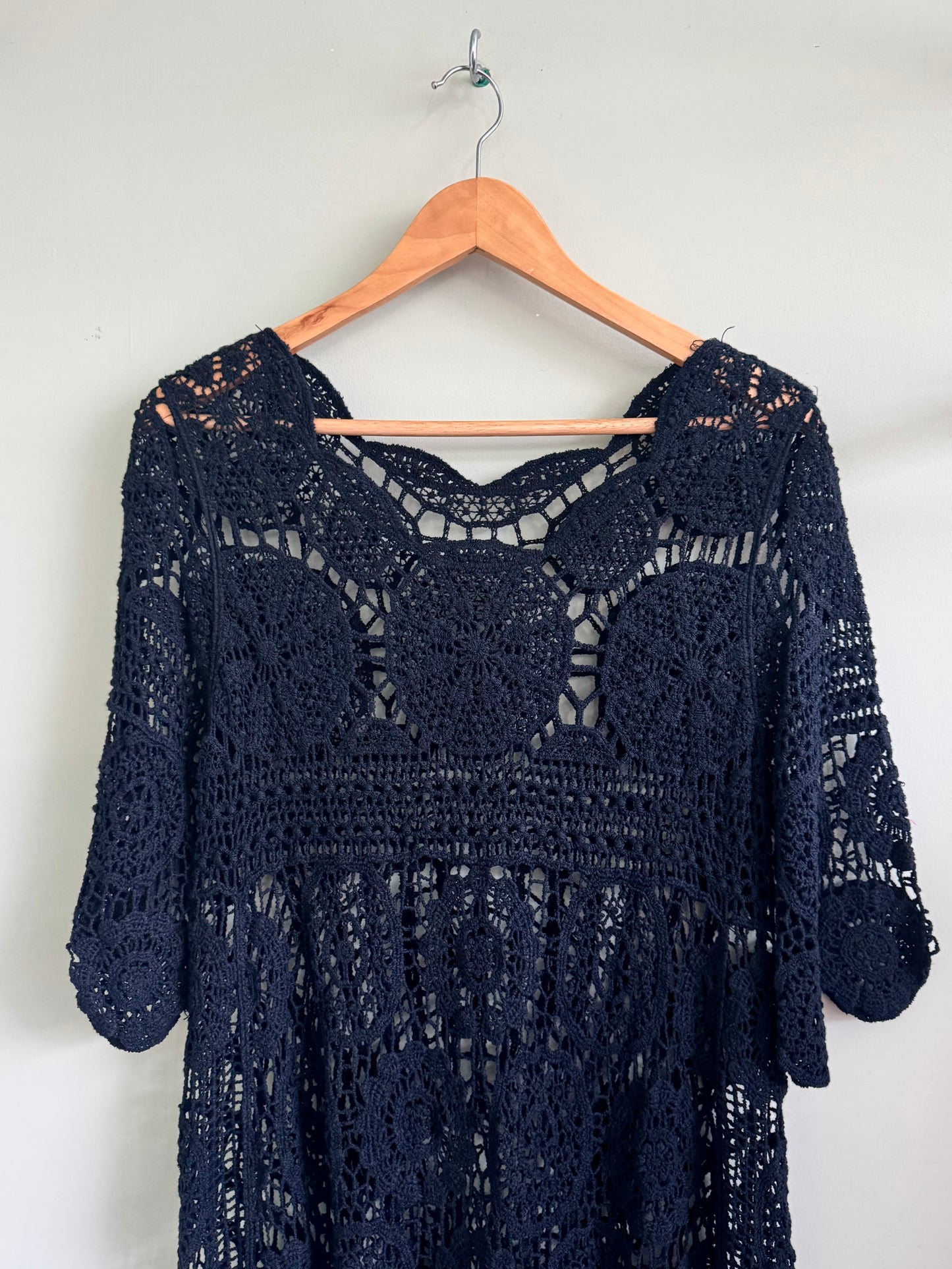 Delilah Boho Cotton Crochet Tunic - 5 Colours