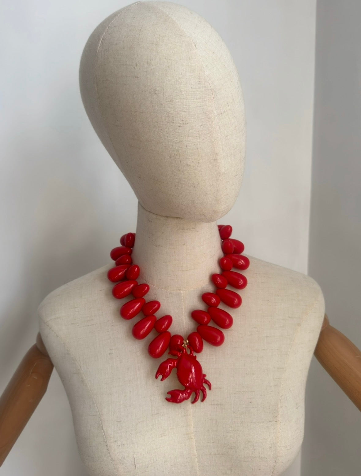 Crab Chunky Beaded Necklace