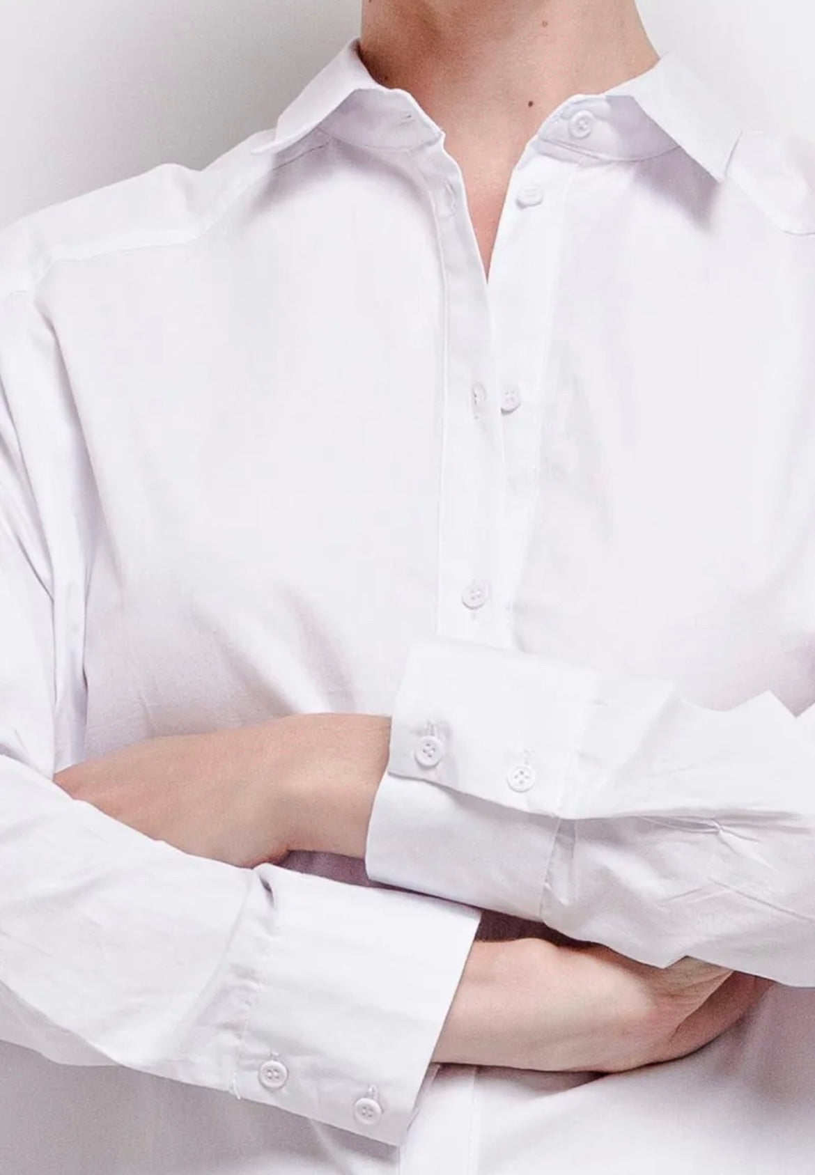 Lexie Classic White Cotton Shirt