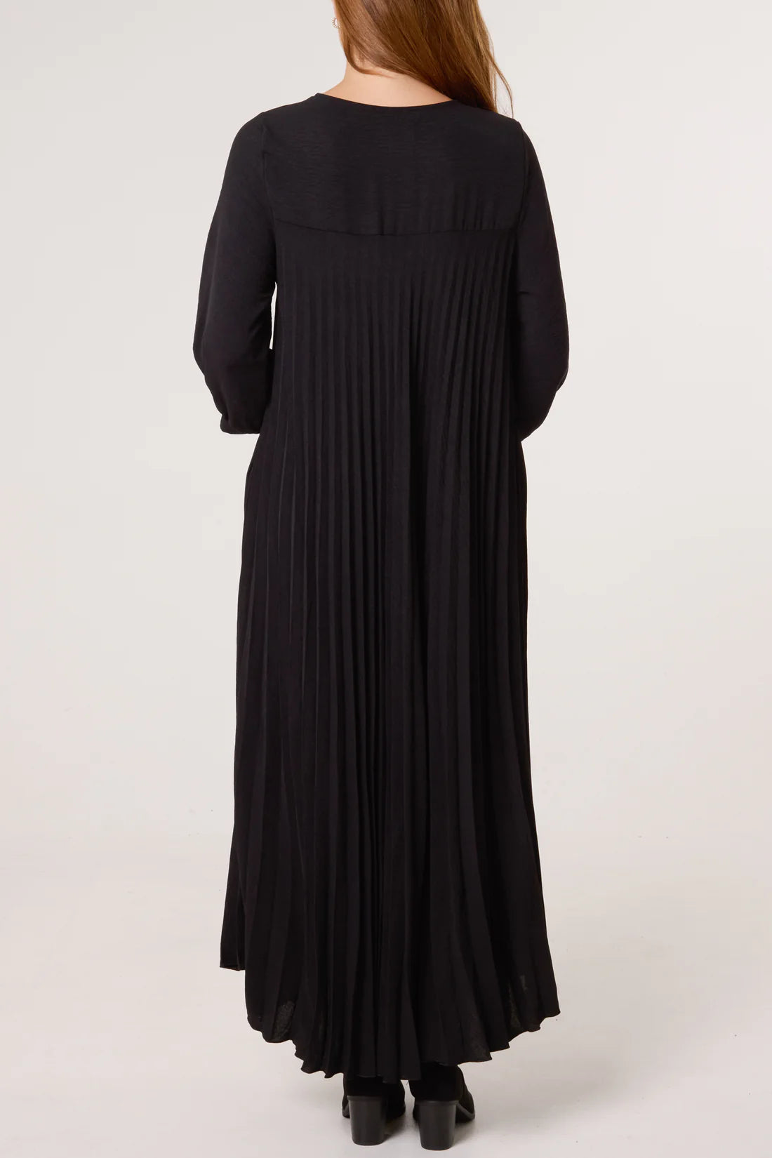 Monica Loose Pleated Midaxi Dress