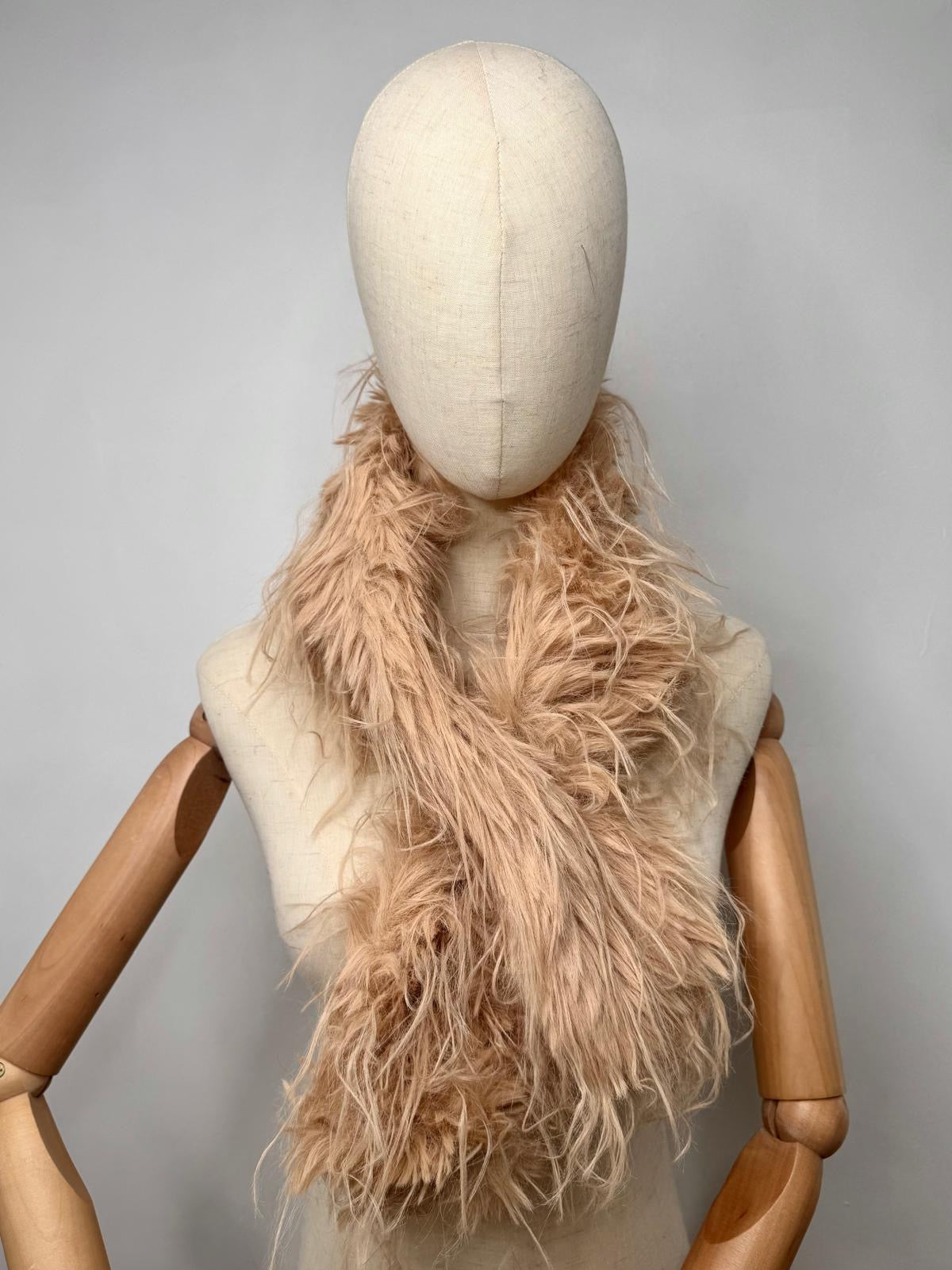 Shaggy Faux Fur Pull-Through Scarf - 3 Colours