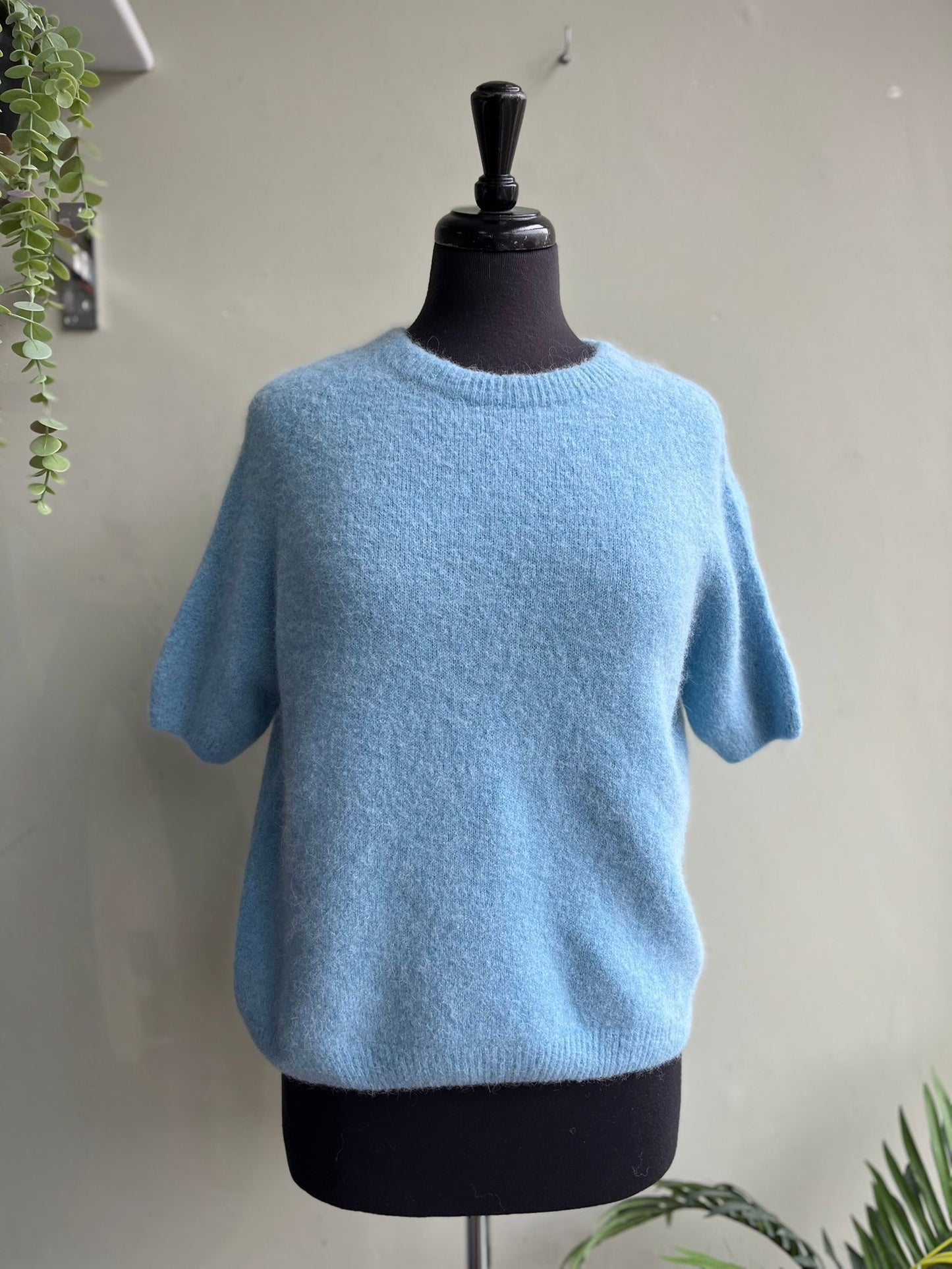 Bryony Alpaca Blend Short Sleeve Jumper