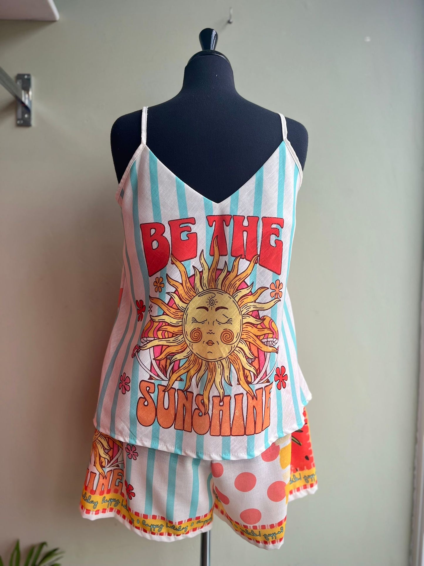 Be The Sunshine/Strawberry Shorts & Top Co-Ord