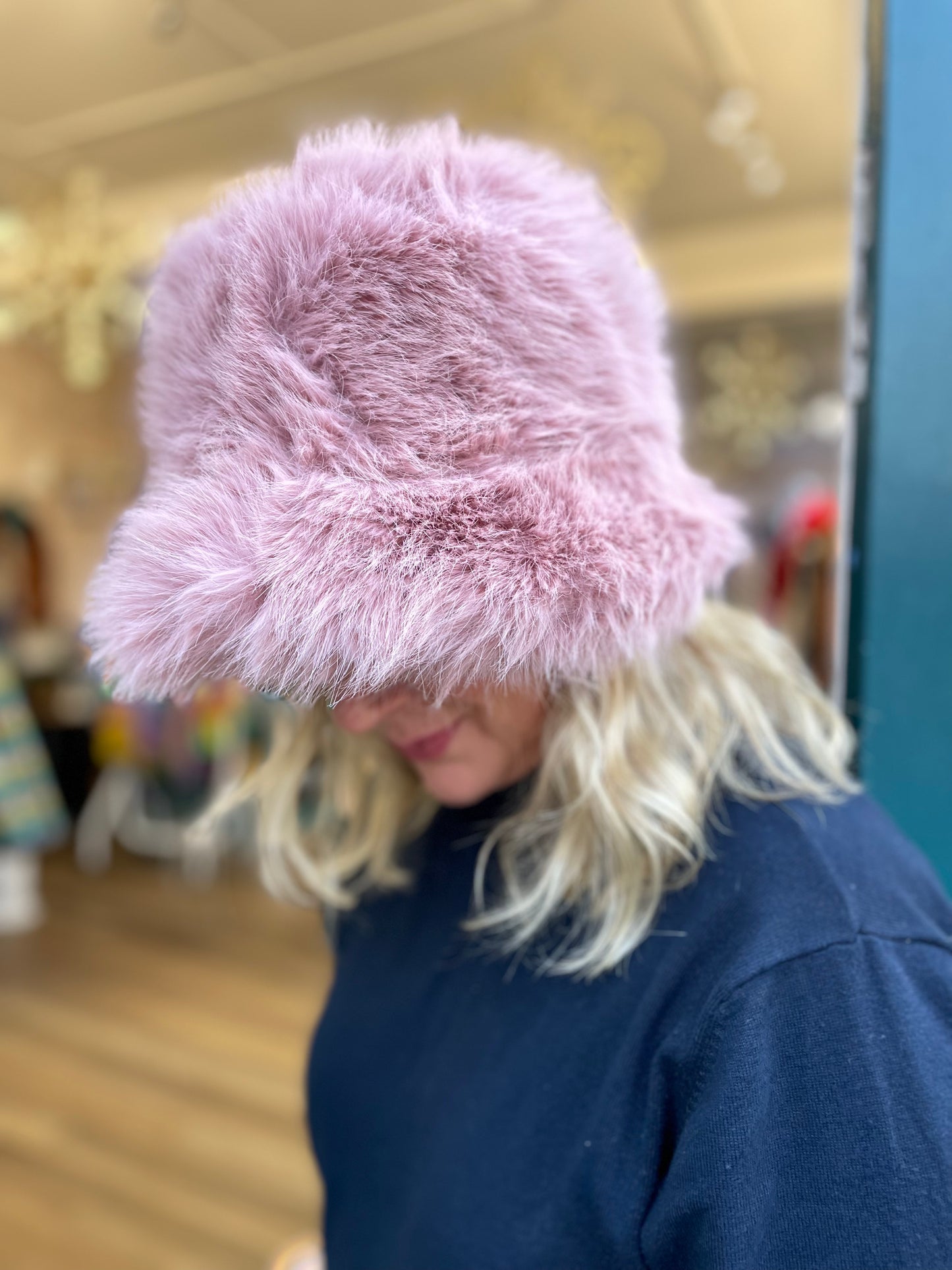 Snowy Luxe Faux Fur Bucket Hat - 4 Colours