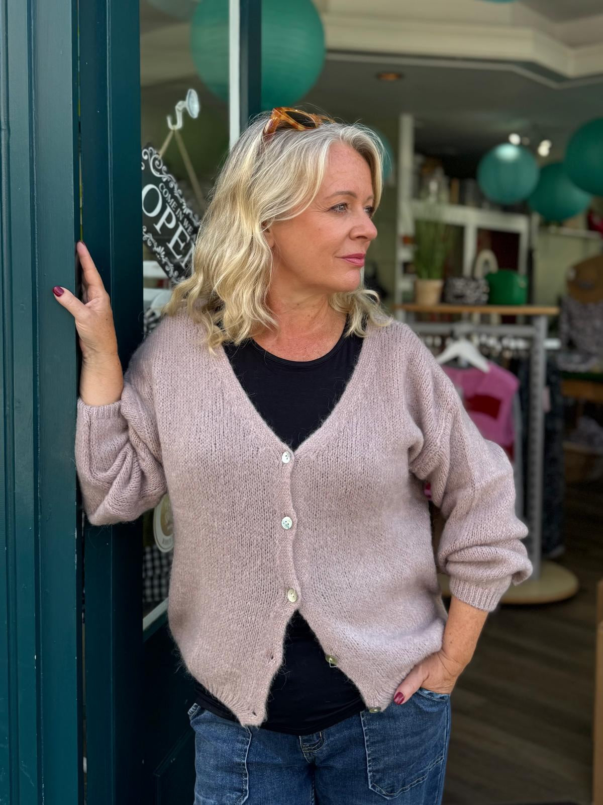 Jilly Mohair Blend V Neck Cardigan - 5 Colours