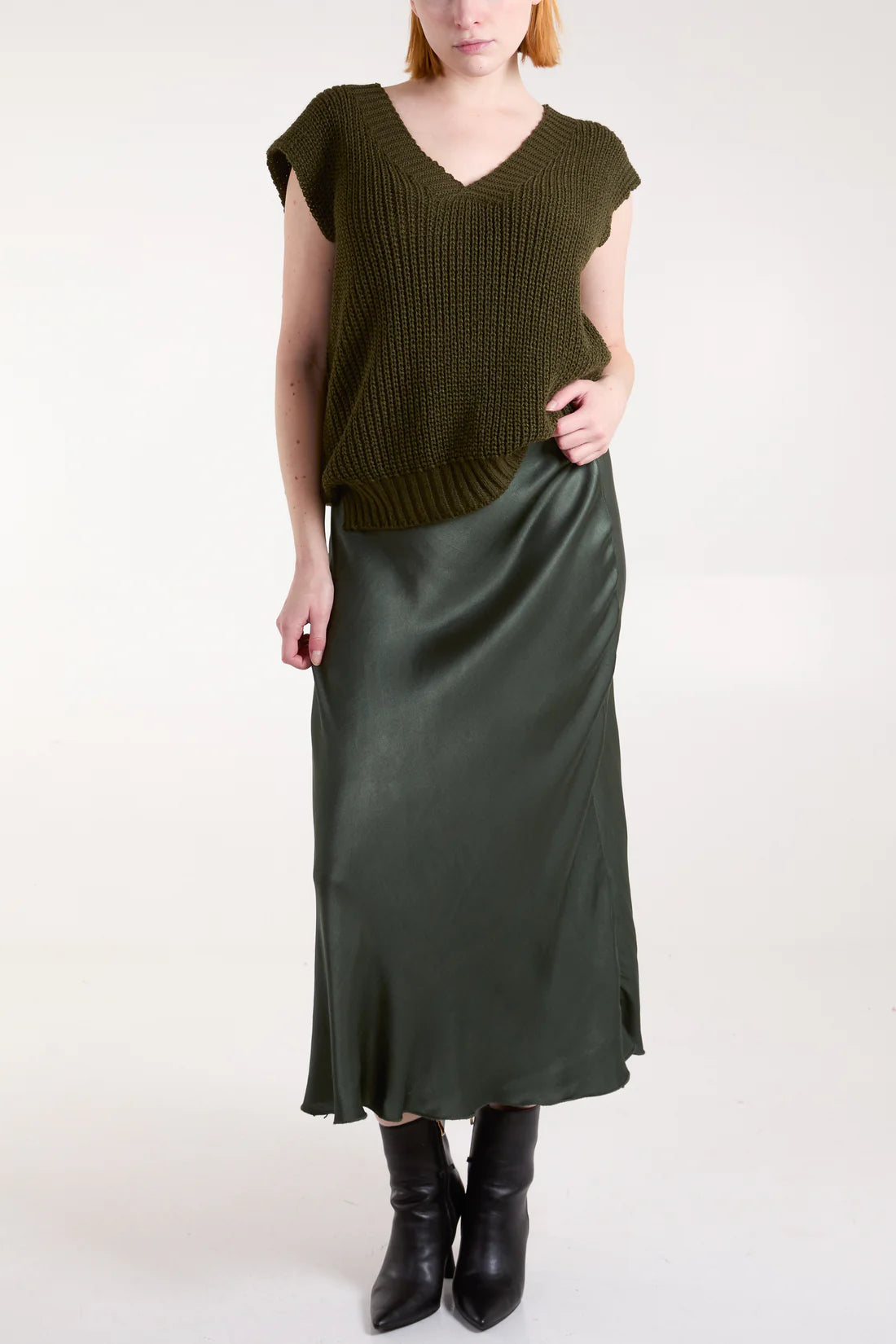 Fen Satin Slip Skirt - Assorted Colours