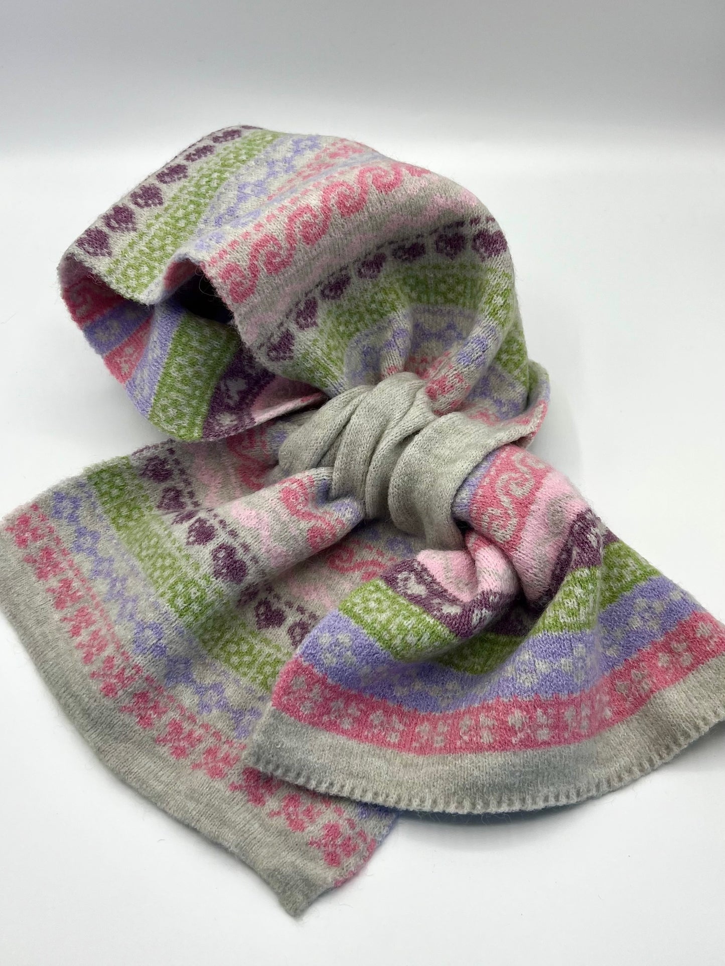 Nordic Alpine Style Pull-Through Scarf - 2 Colours