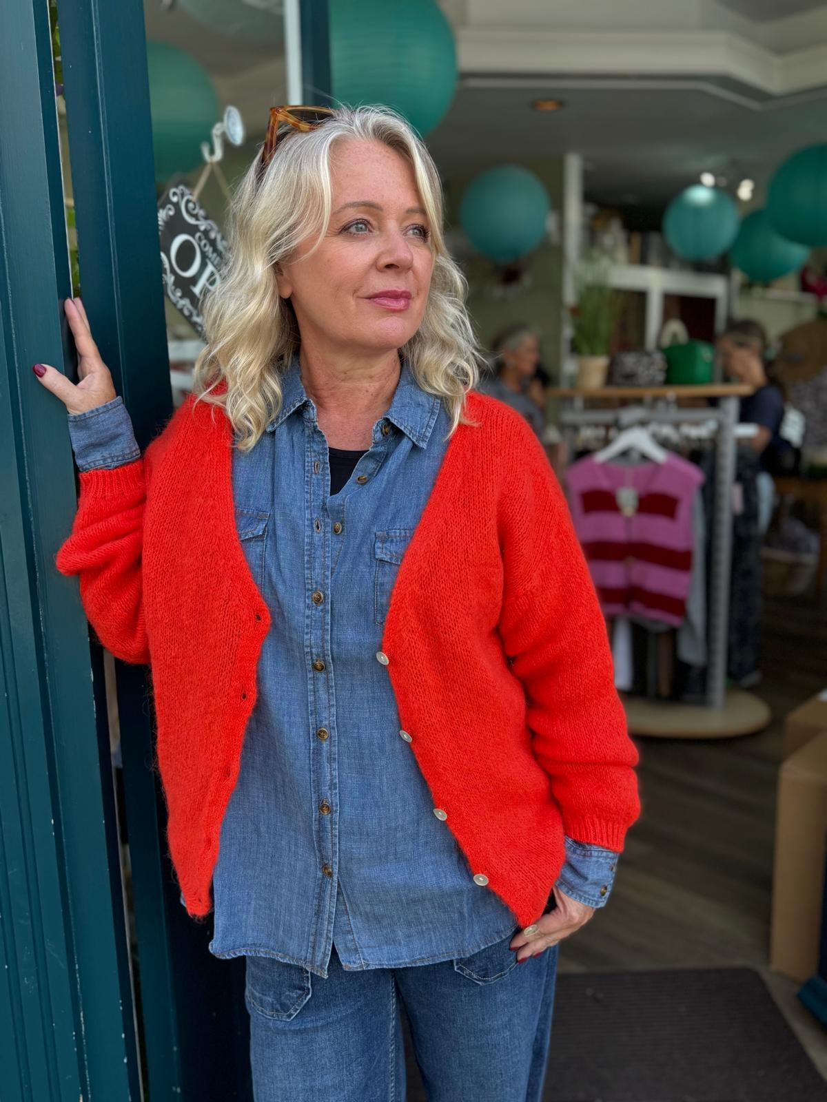Jilly Mohair Blend V Neck Cardigan - 5 Colours