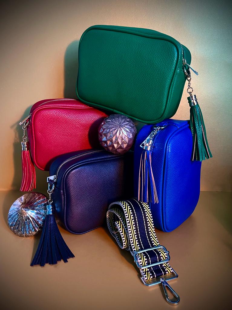 Poppy Tassel Crossbody Bag