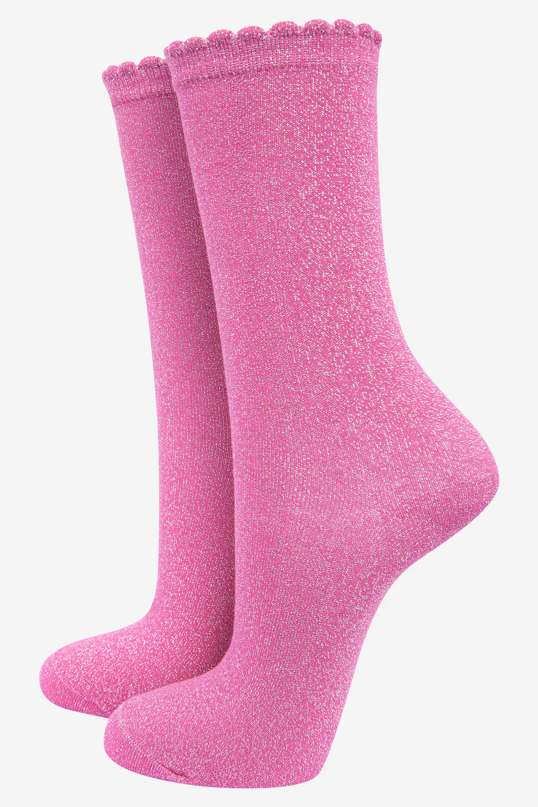 Lurex Glitter Disco Socks - 6 Colours