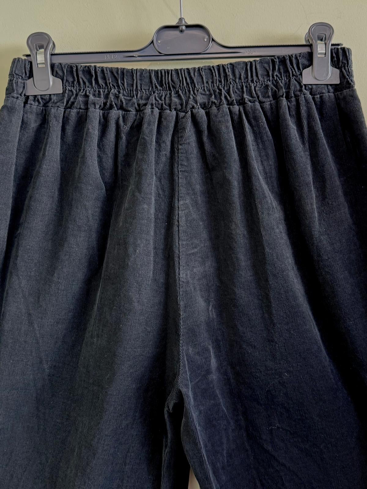 Carina Needlecord Barrel Leg Cocoon Pants