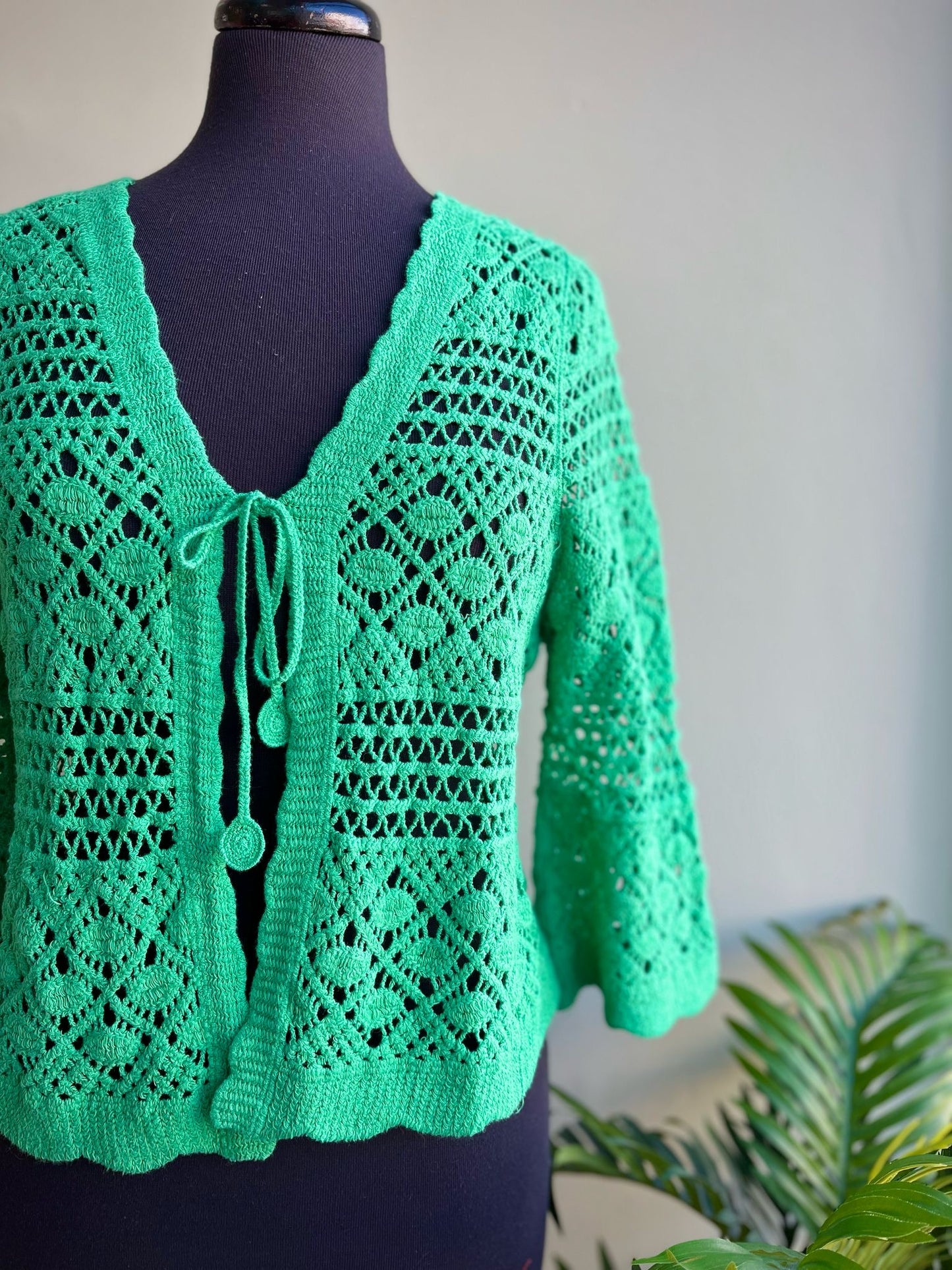 Lily Crochet Cotton Lace Cardigan
