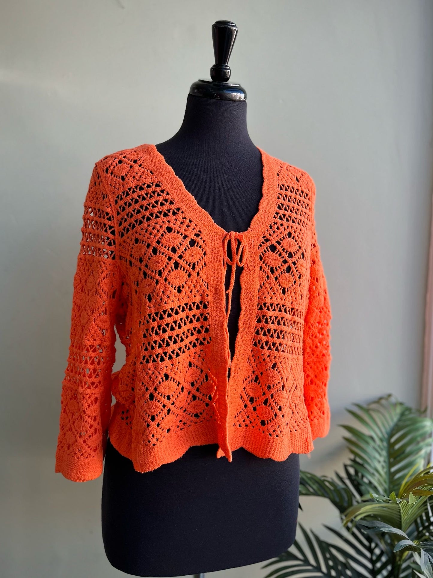 Lily Crochet Cotton Lace Cardigan