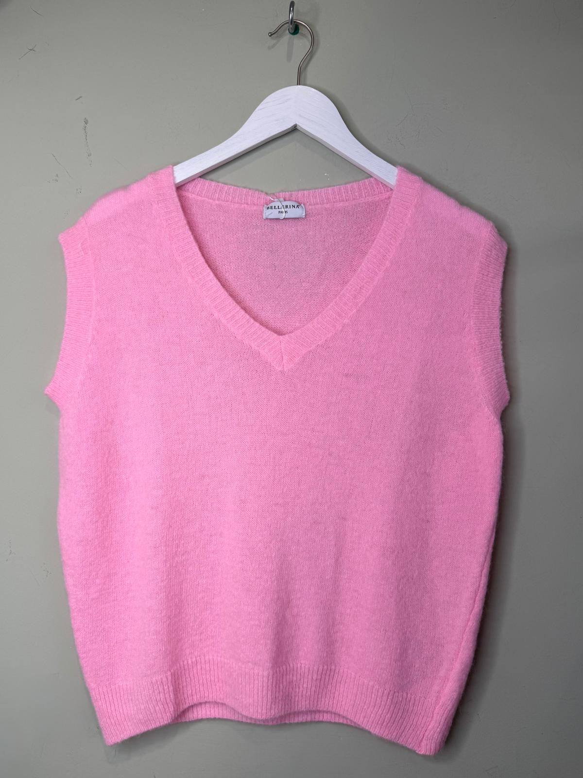 Annie Alpaca Blend V Neck Tank Top