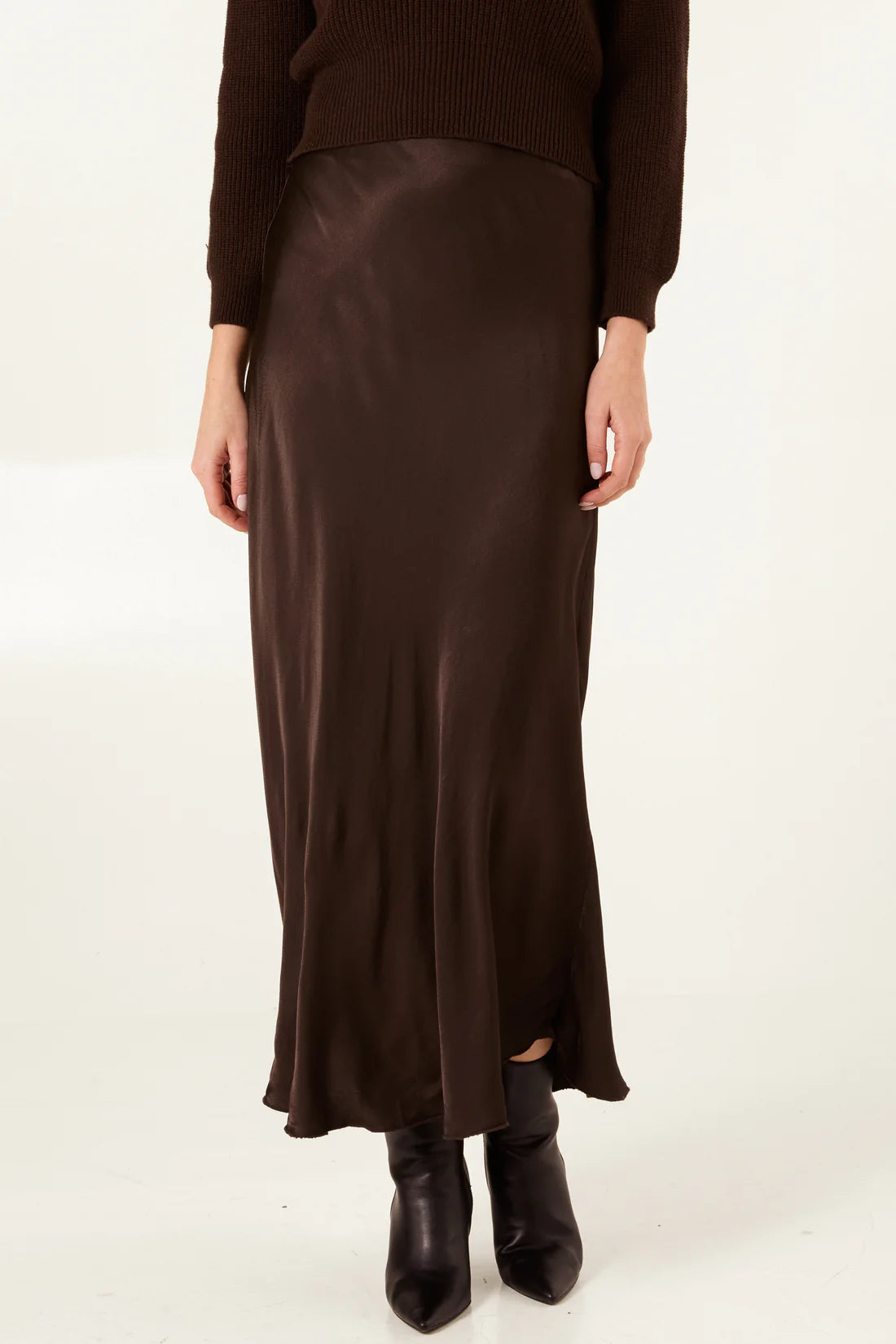 Fen Satin Slip Skirt - Assorted Colours