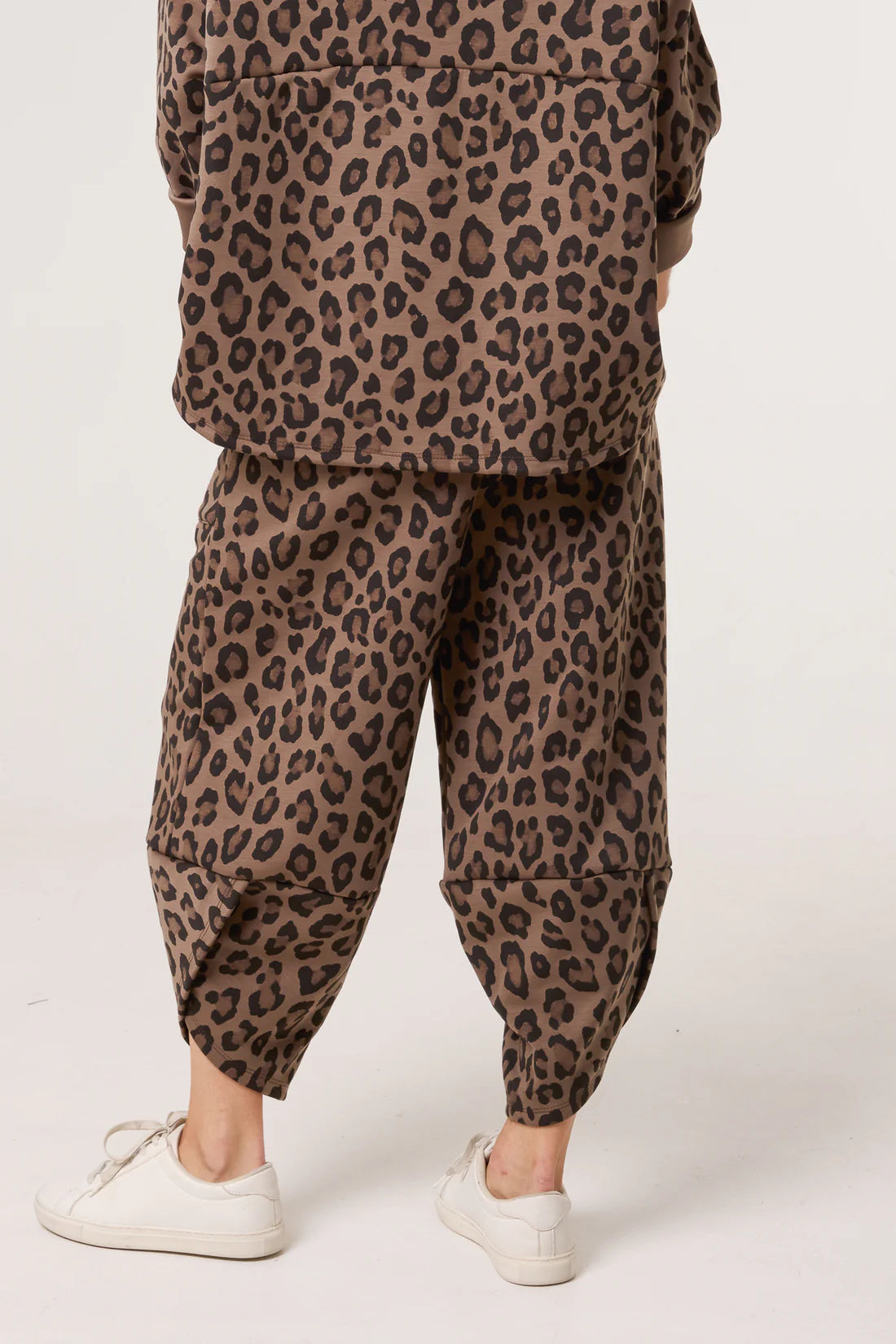Priya Scuba Leopard Print Cocoon Pants