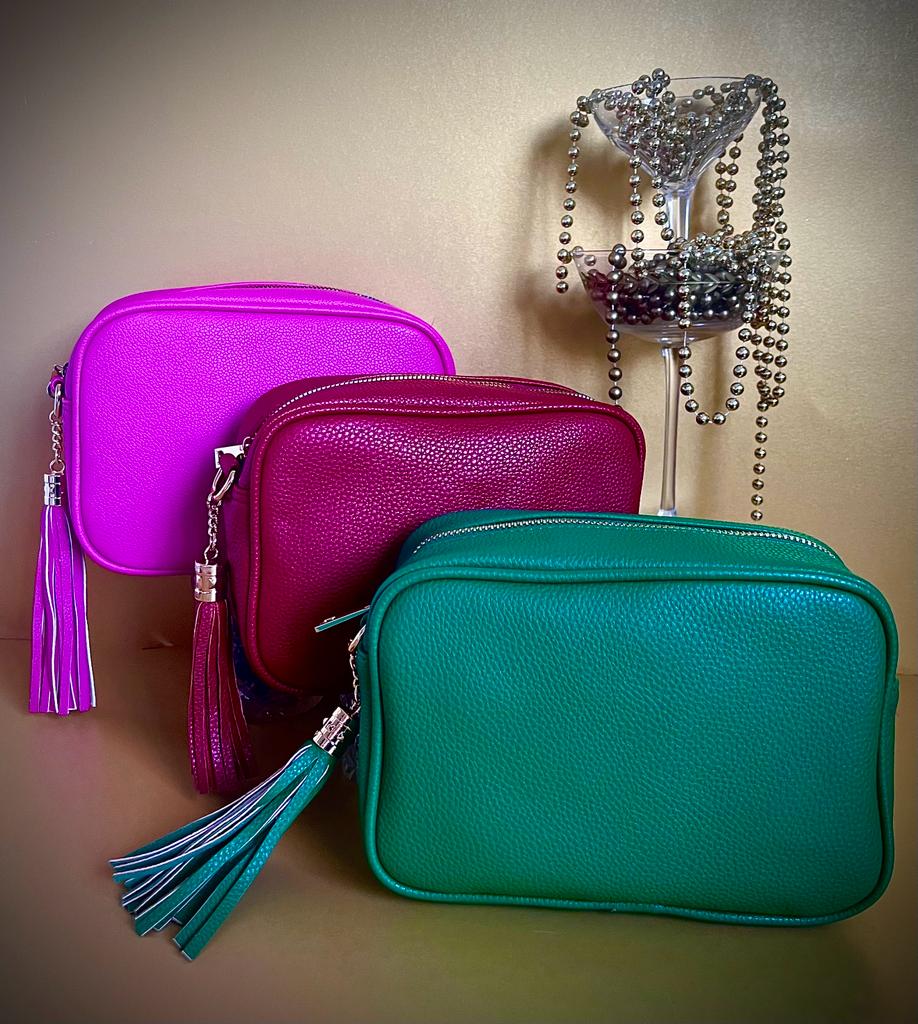 Poppy Tassel Crossbody Bag