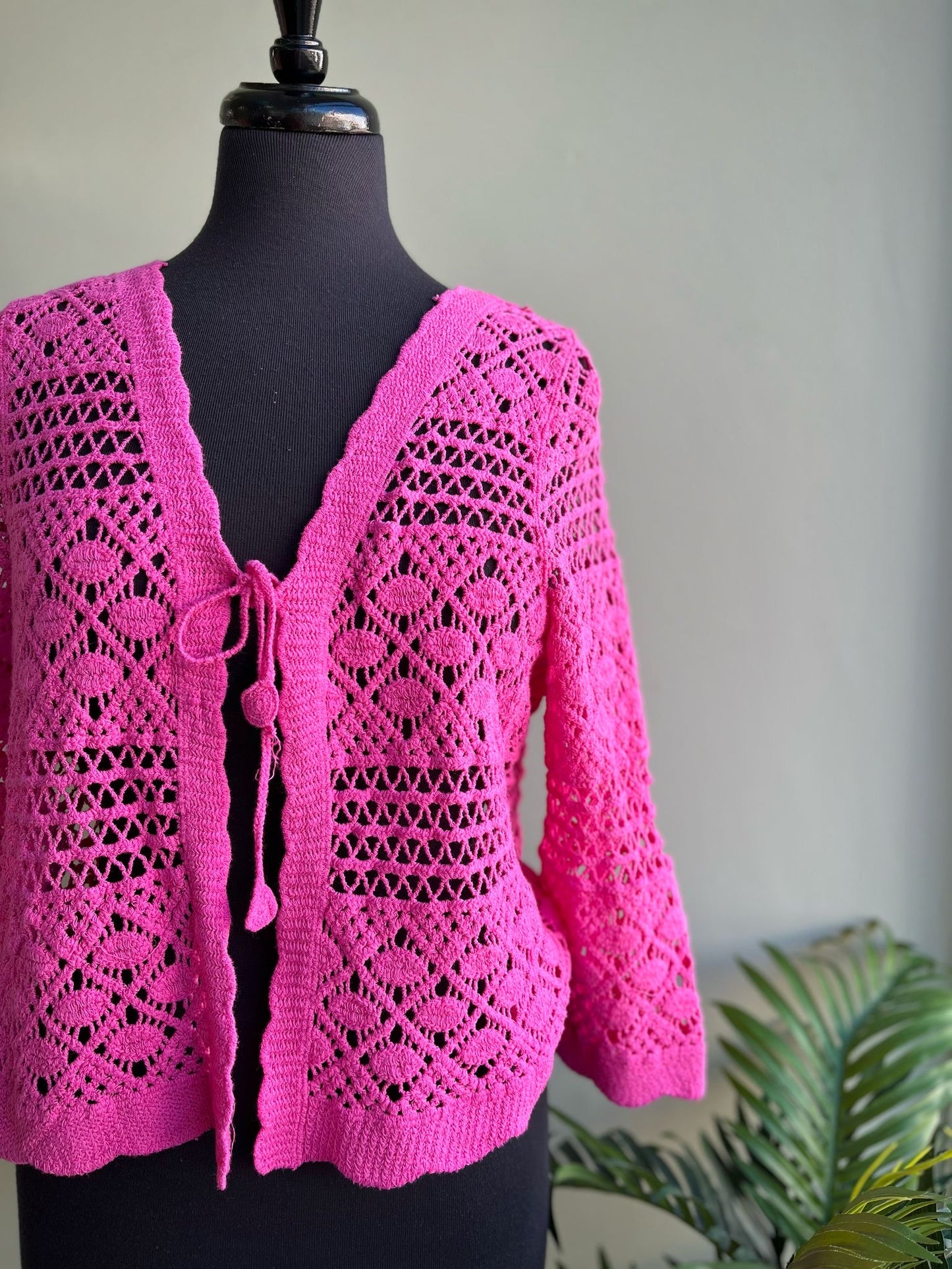 Lily Crochet Cotton Lace Cardigan