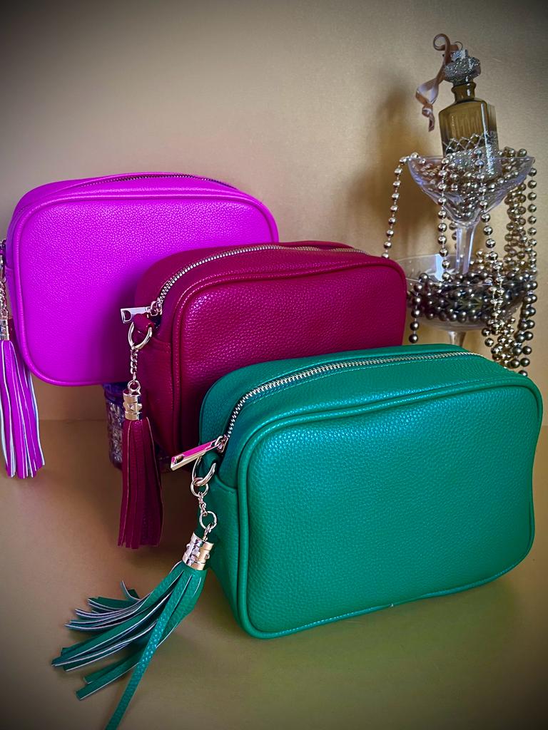 Poppy Tassel Crossbody Bag