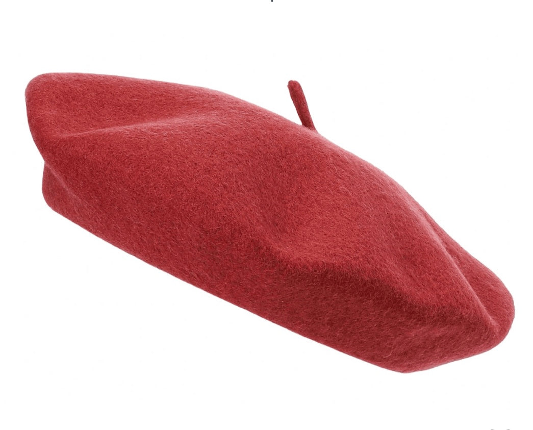 wool beret cinnamon