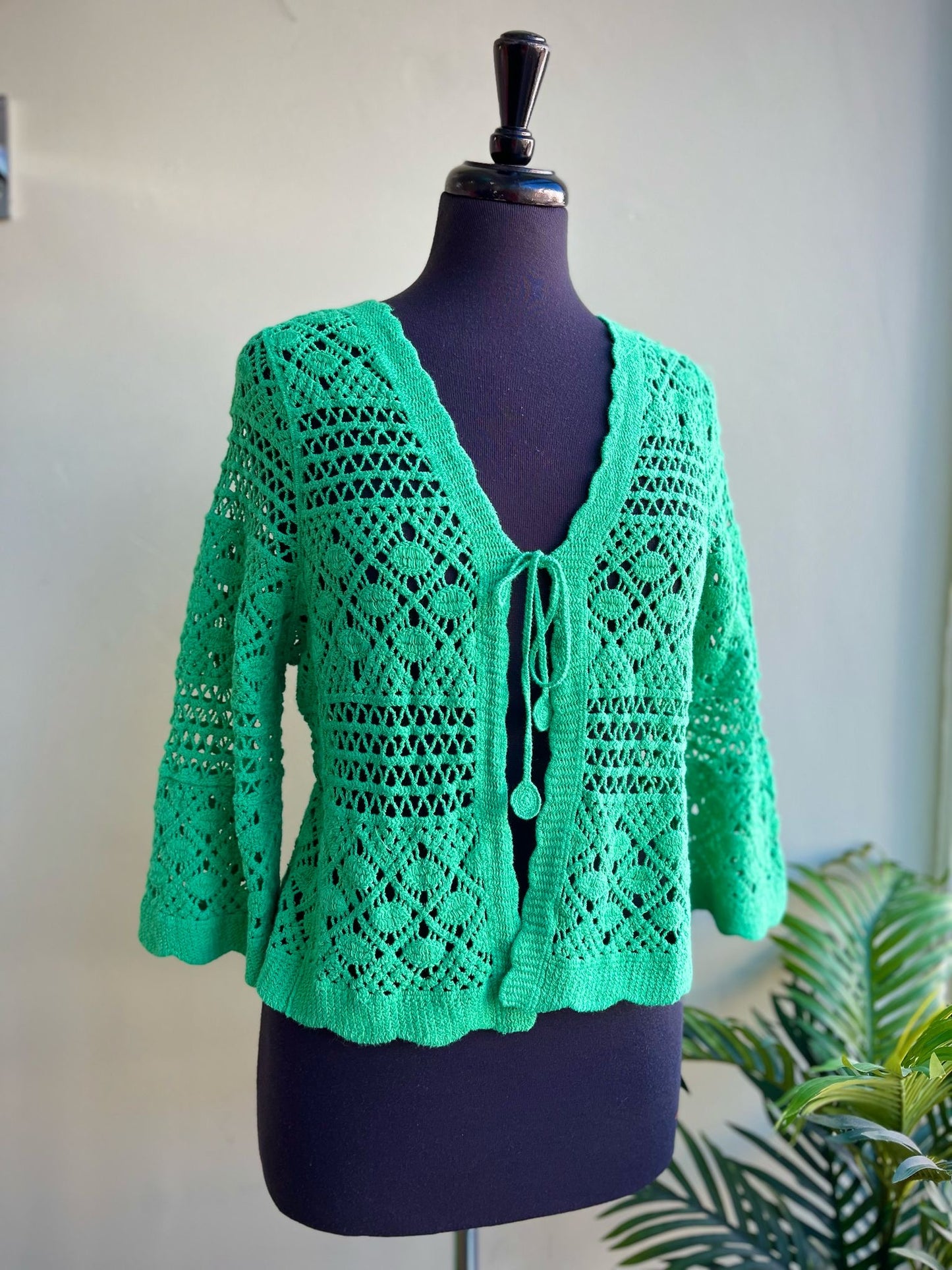 Lily Crochet Cotton Lace Cardigan