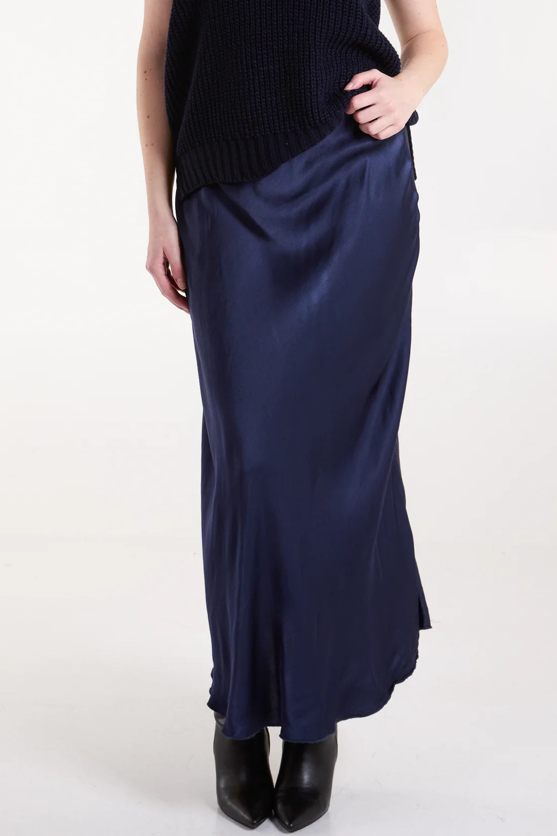 Fen Satin Slip Skirt - Assorted Colours