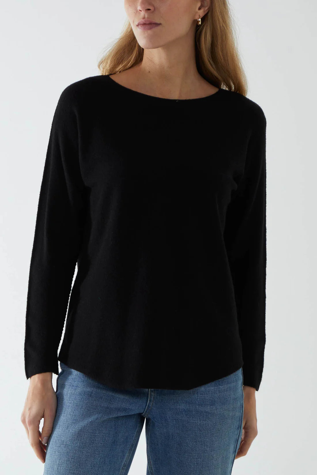 Tamarisk Core Collection Round Neck Long Sleeve Lightweight Knit Jumper