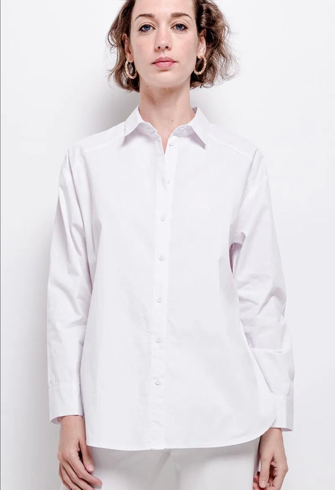 Lexie Classic White Cotton Shirt