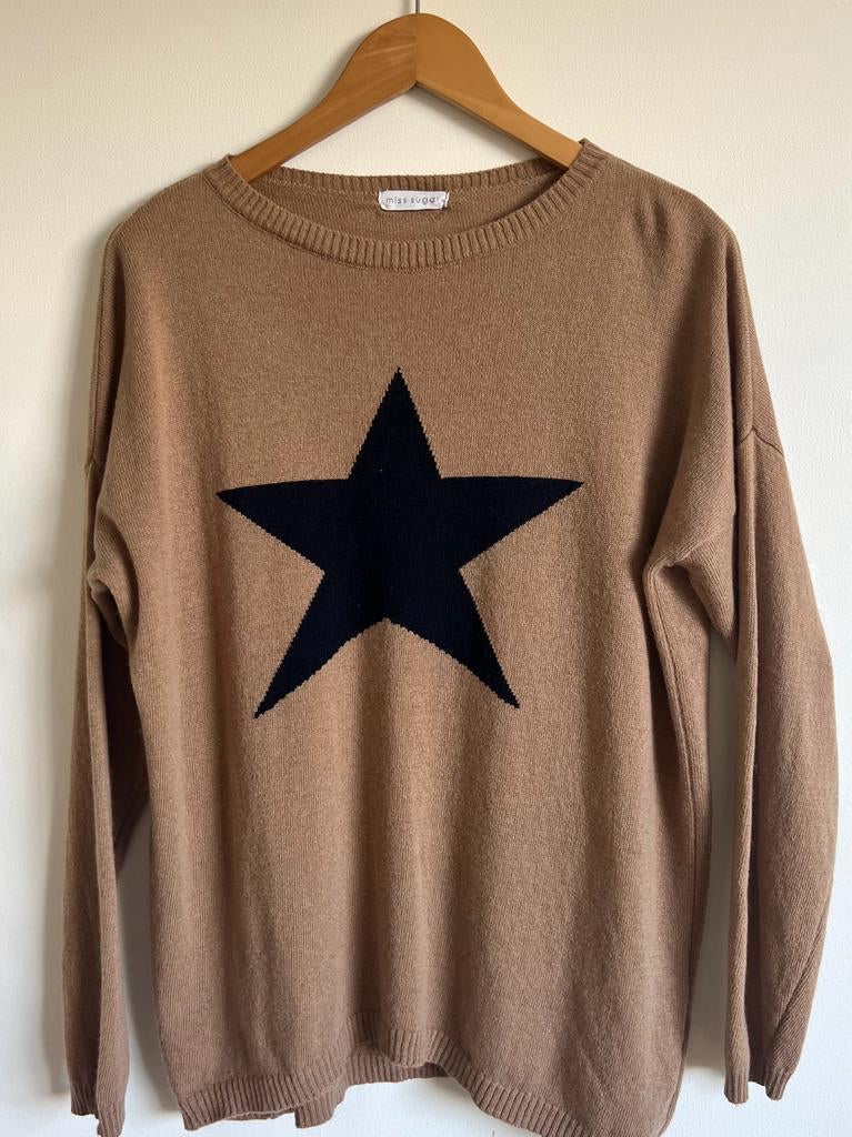 Sophie Cashmere/Merino Mix Star Jumper