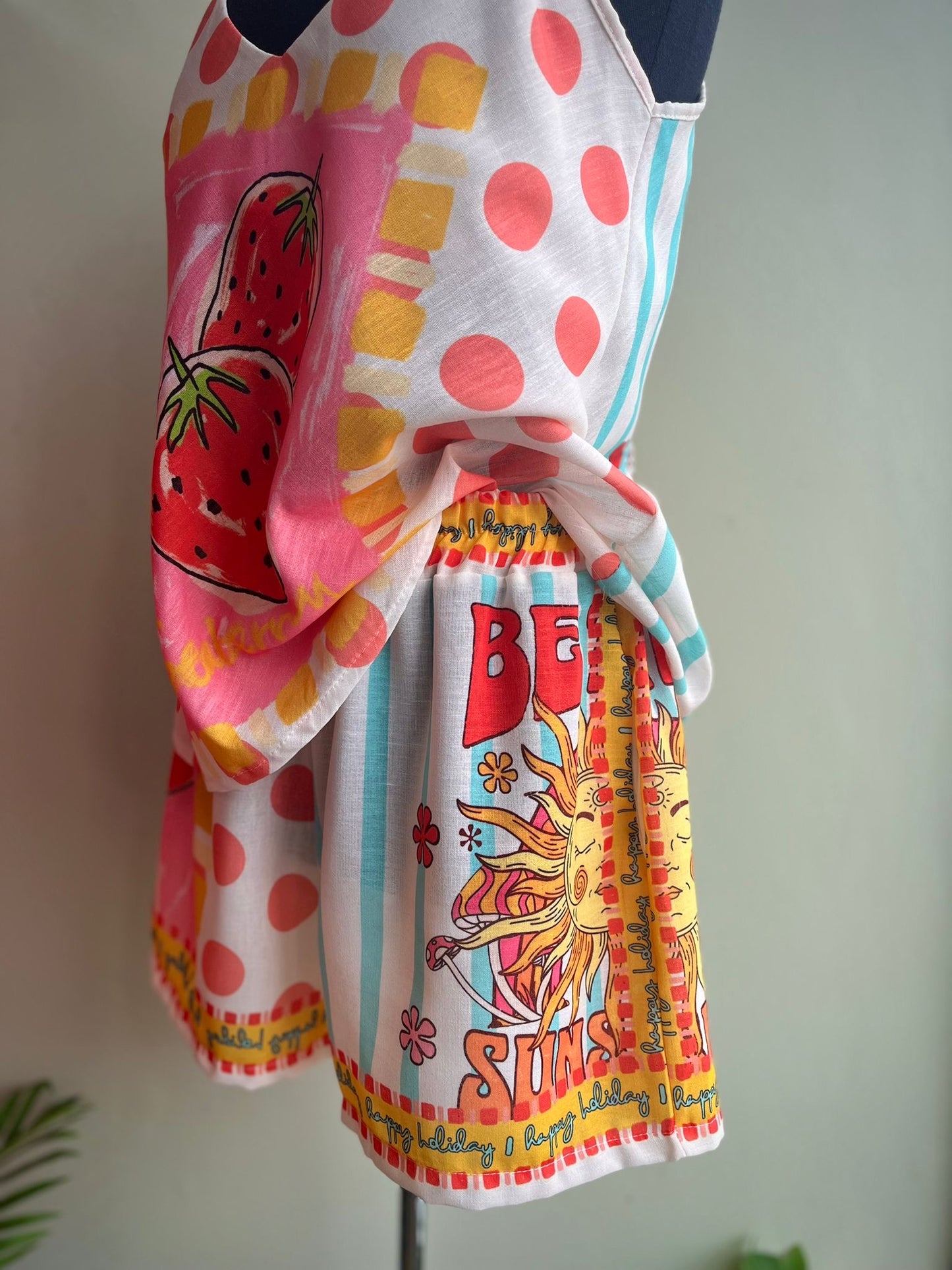 Be The Sunshine/Strawberry Shorts & Top Co-Ord