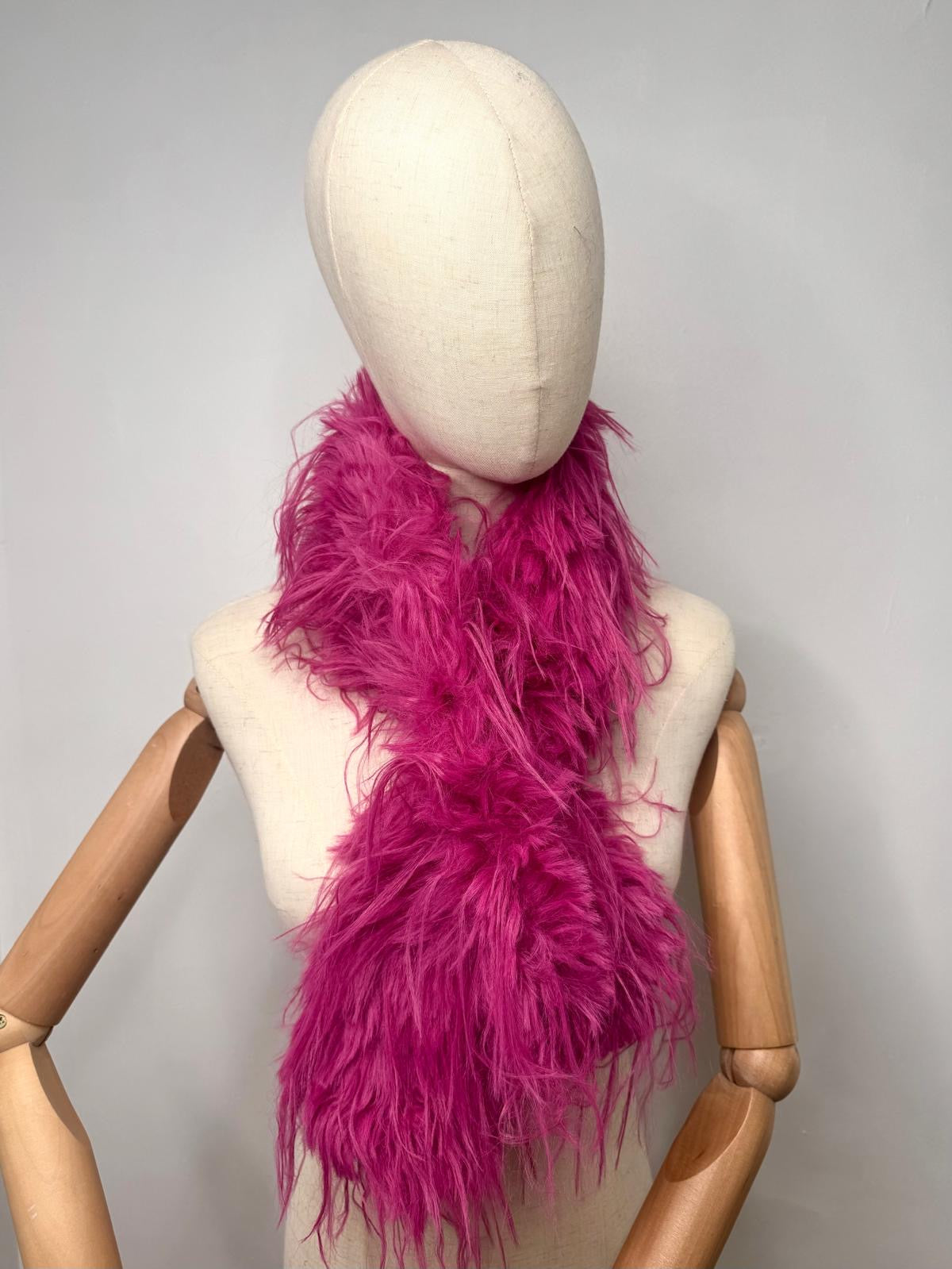 Shaggy Faux Fur Pull-Through Scarf - 3 Colours
