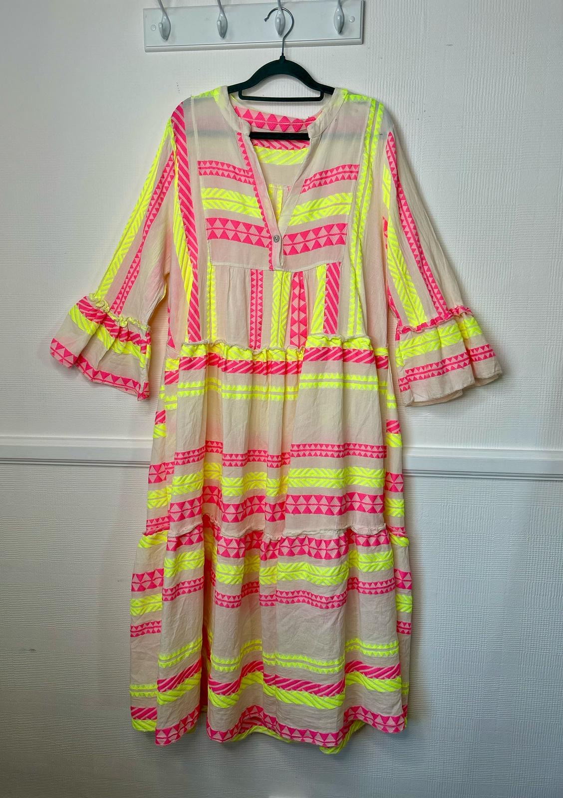 Mamma Mia Boho Woven Cotton Aztec Maxi Dress - 3 Colours
