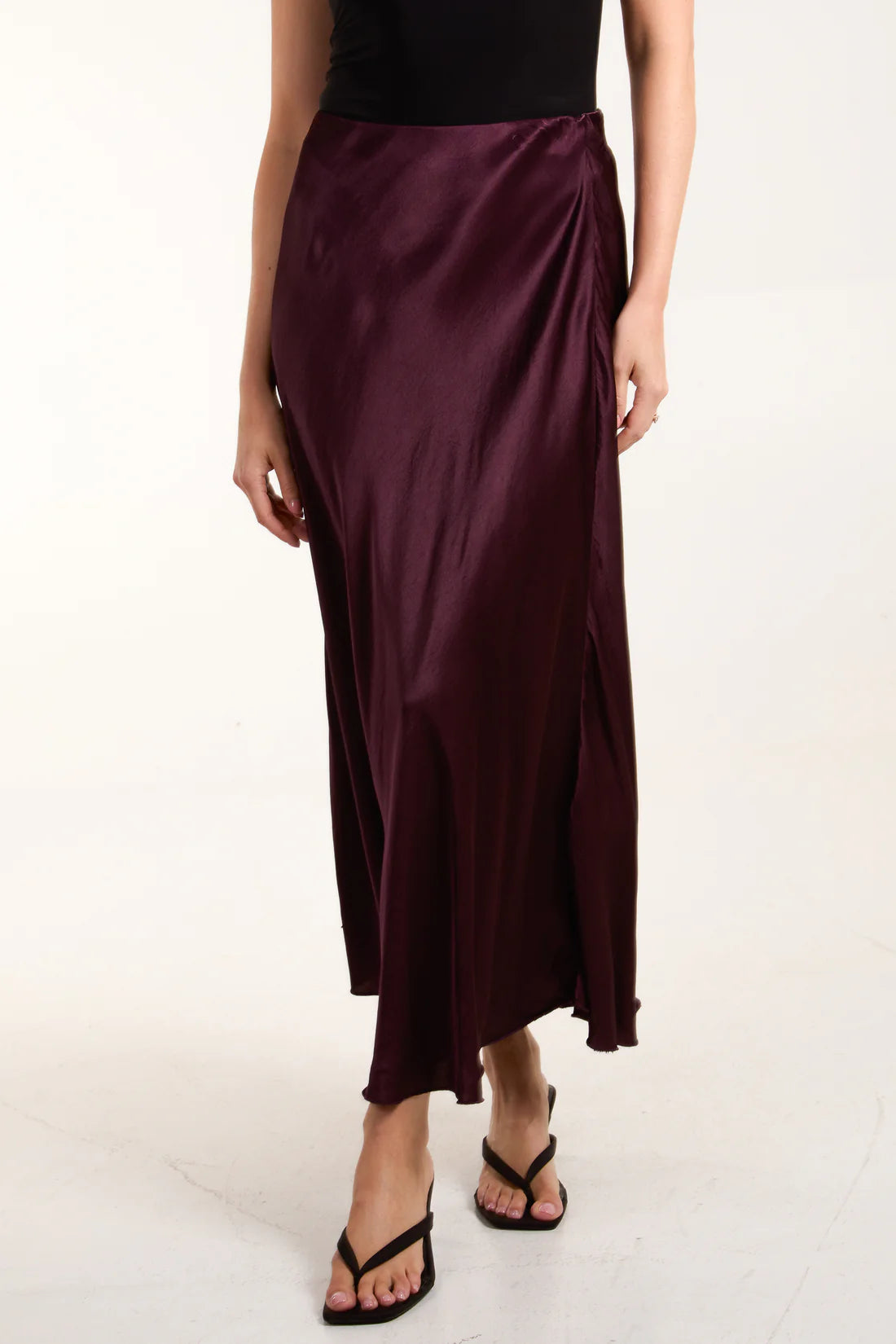 Fen Satin Slip Skirt - Assorted Colours