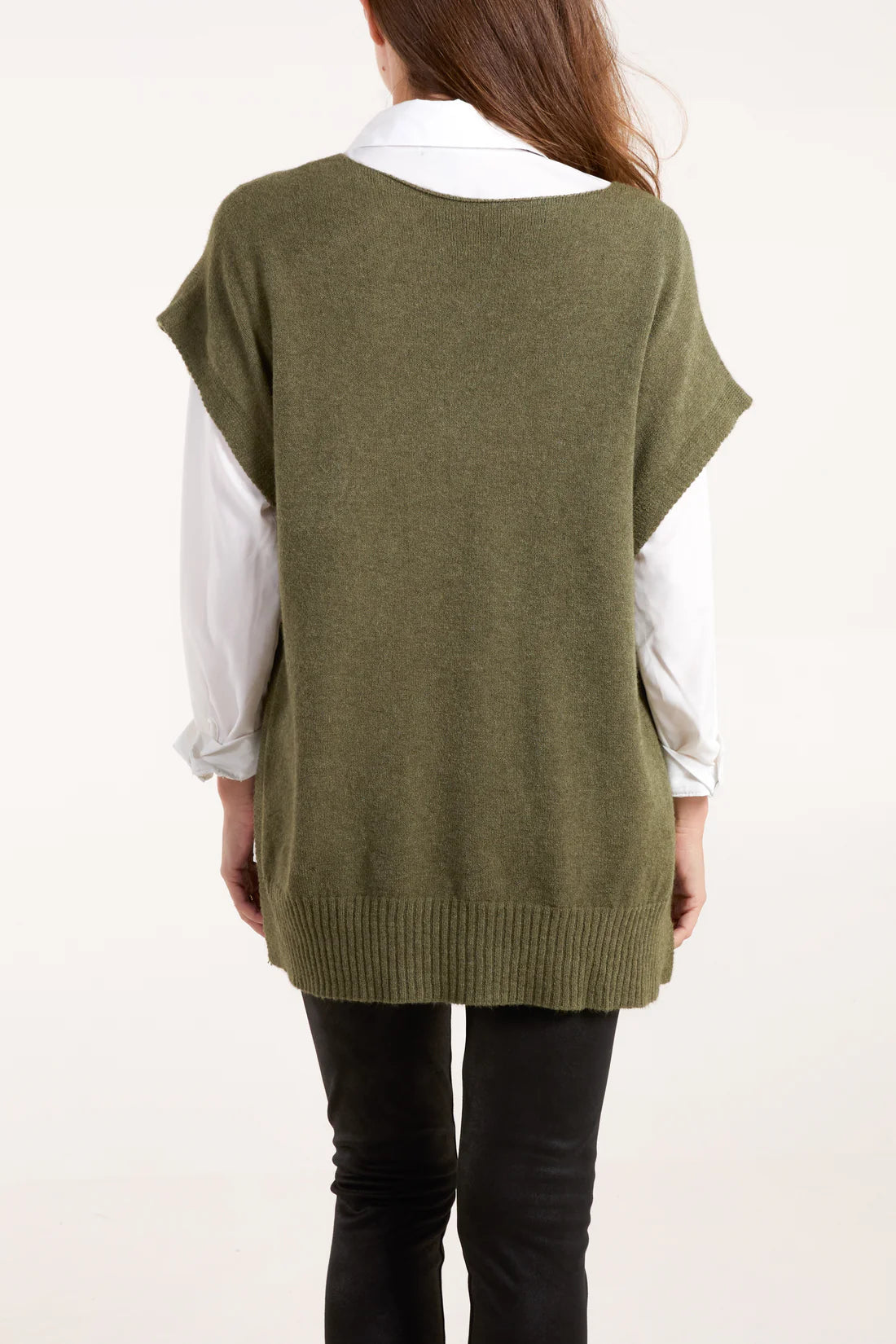Jessica Side Button Tank Top/Poncho - Assorted Colours