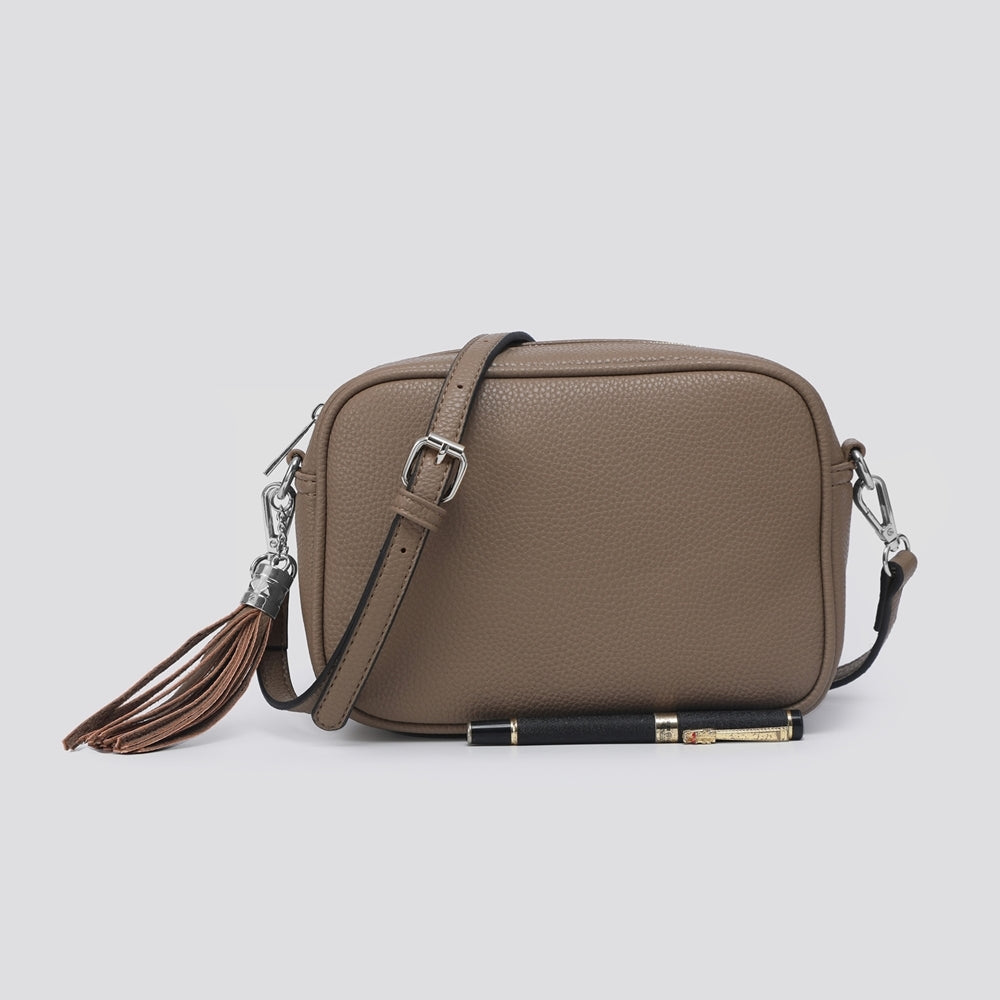 Poppy Tassel Crossbody Bag