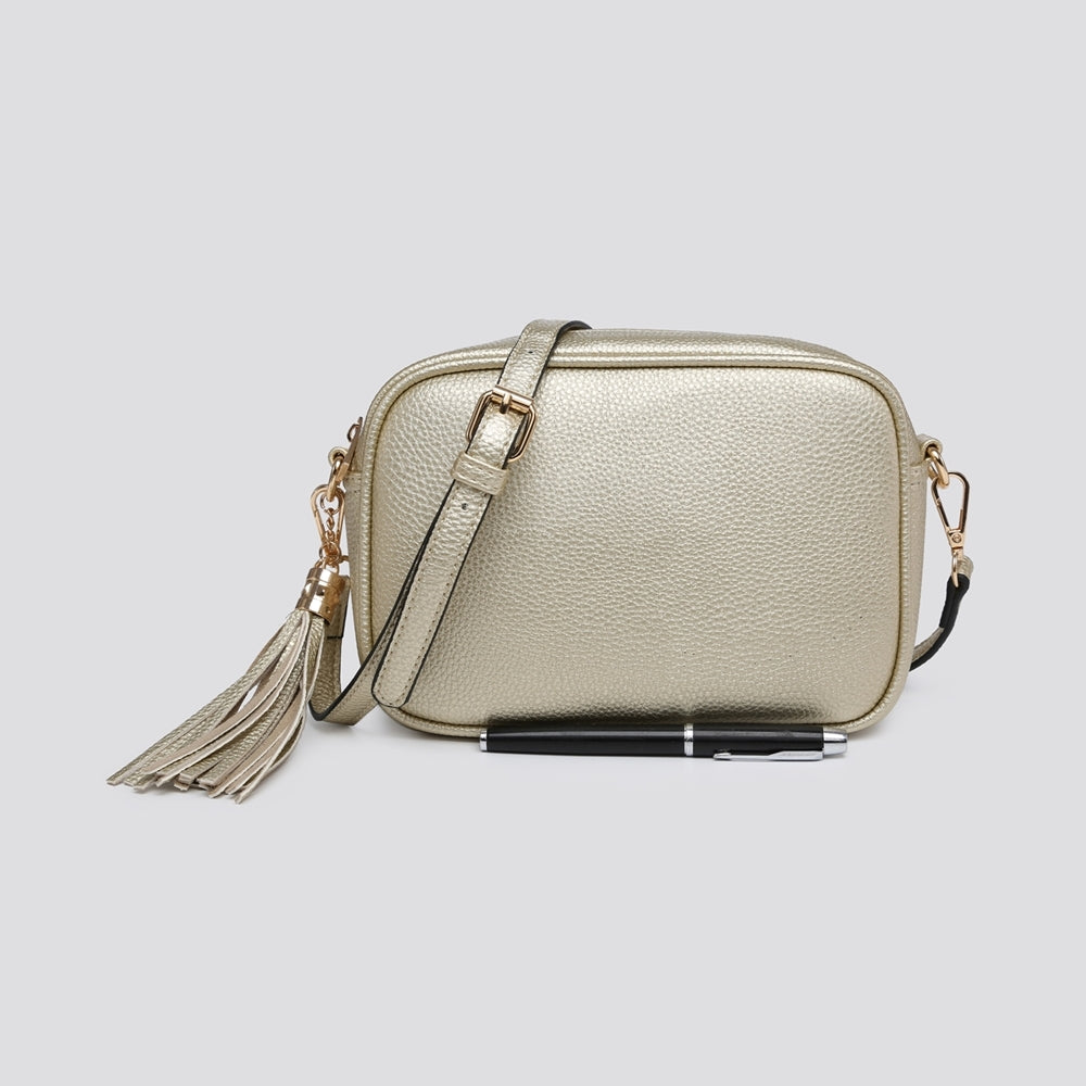 Poppy Tassel Crossbody Bag