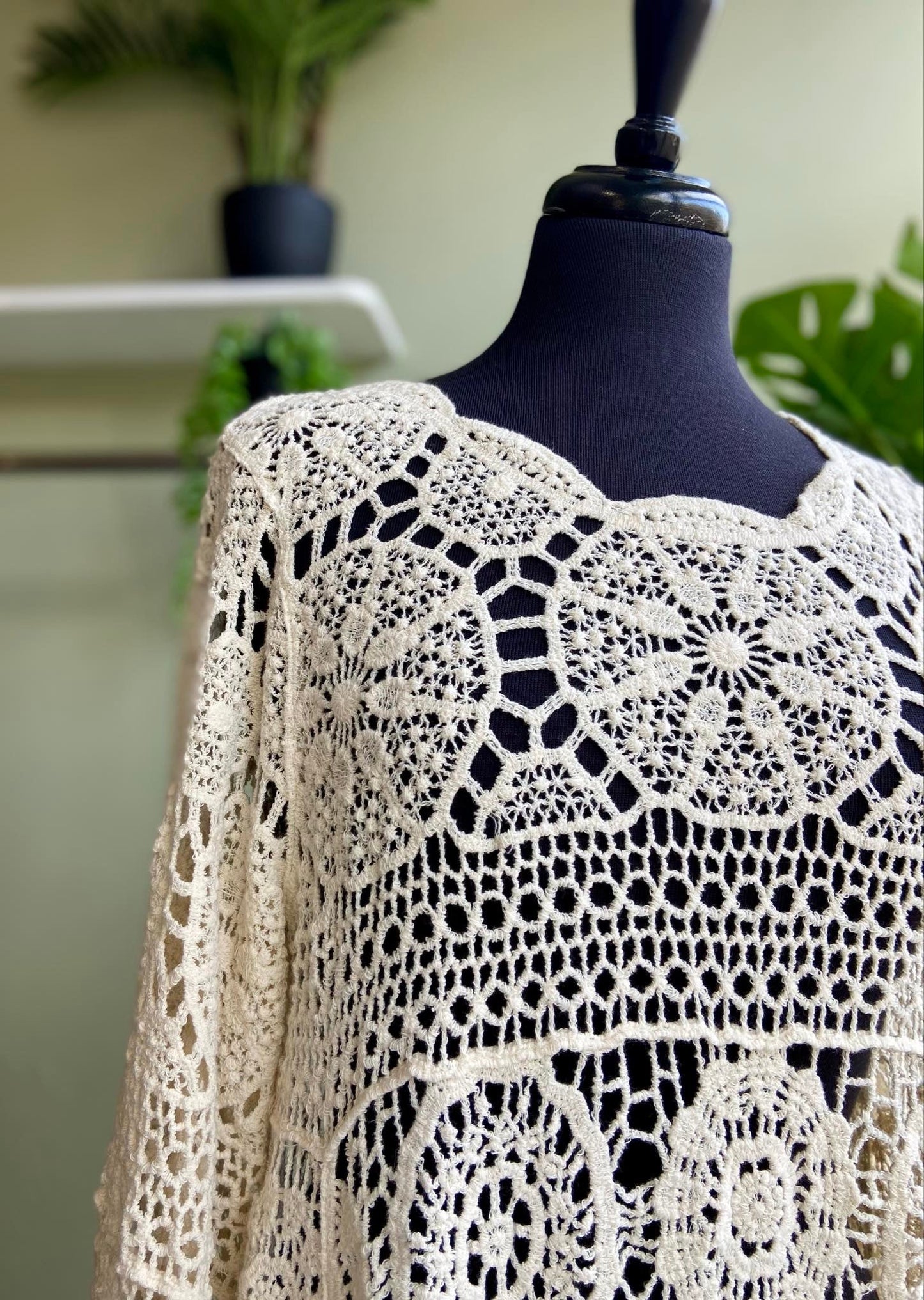 Delilah Boho Cotton Crochet Tunic - 5 Colours