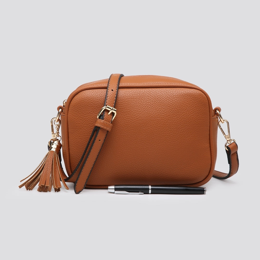 Poppy Tassel Crossbody Bag