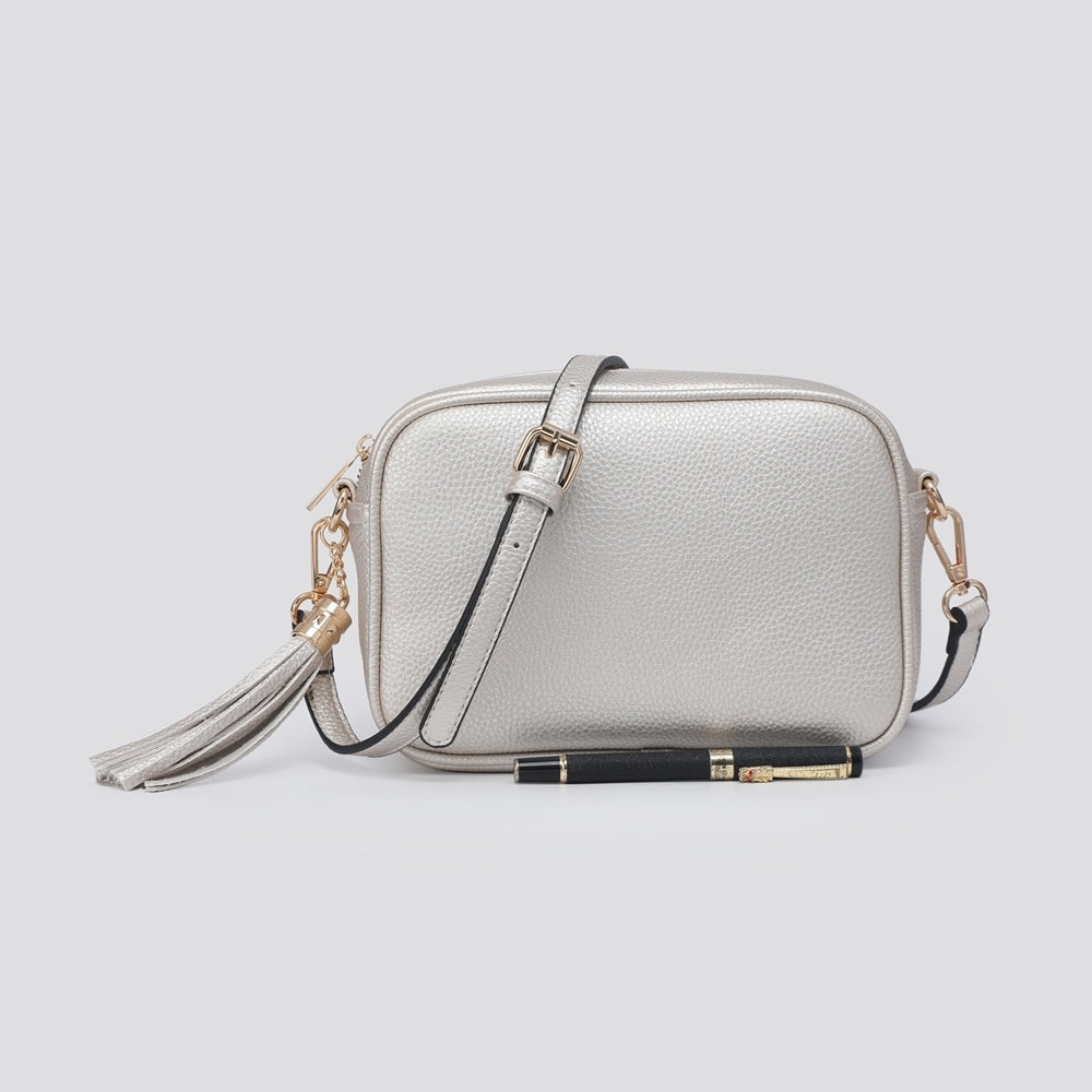 Poppy Tassel Crossbody Bag
