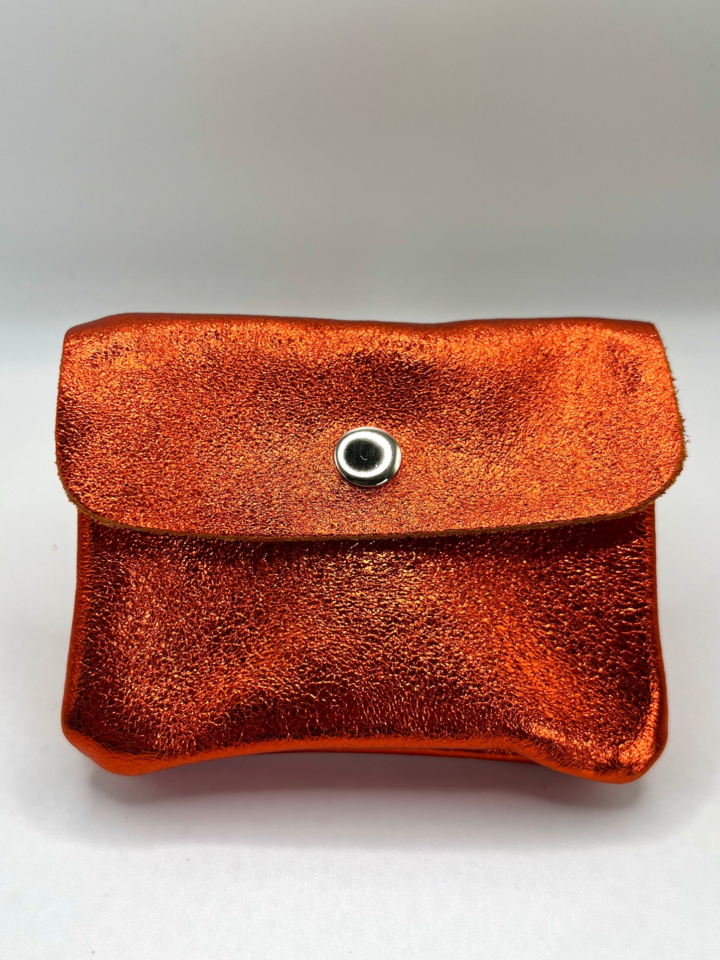 Penny Small Metallic Leather Purse - Assorted Colours