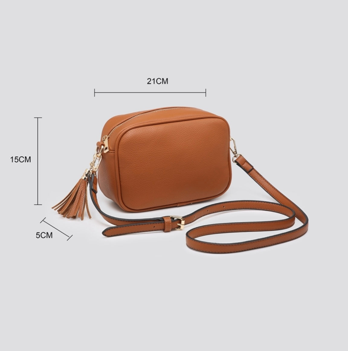 Poppy Tassel Crossbody Bag