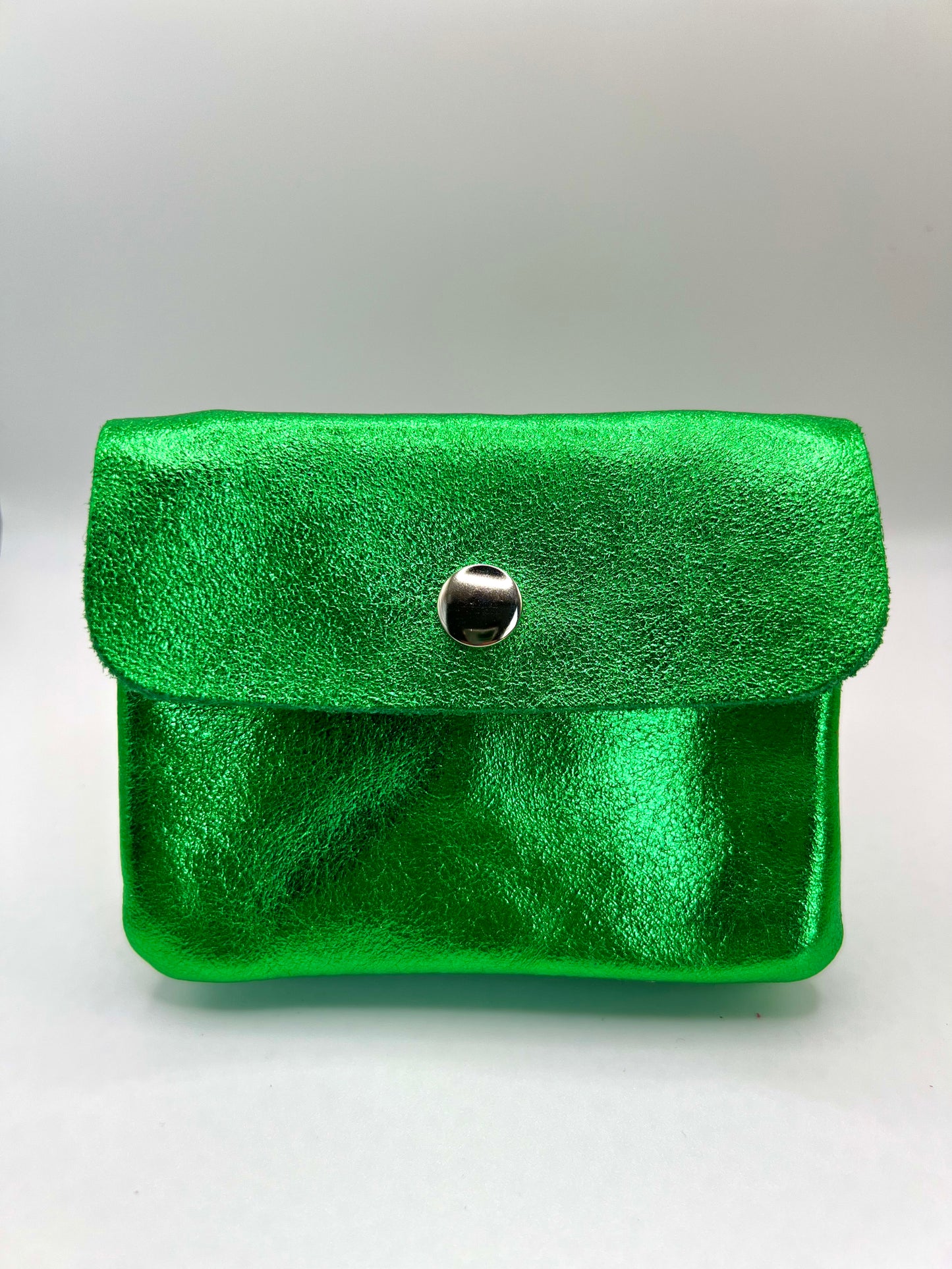 Penny Small Metallic Leather Purse - Assorted Colours