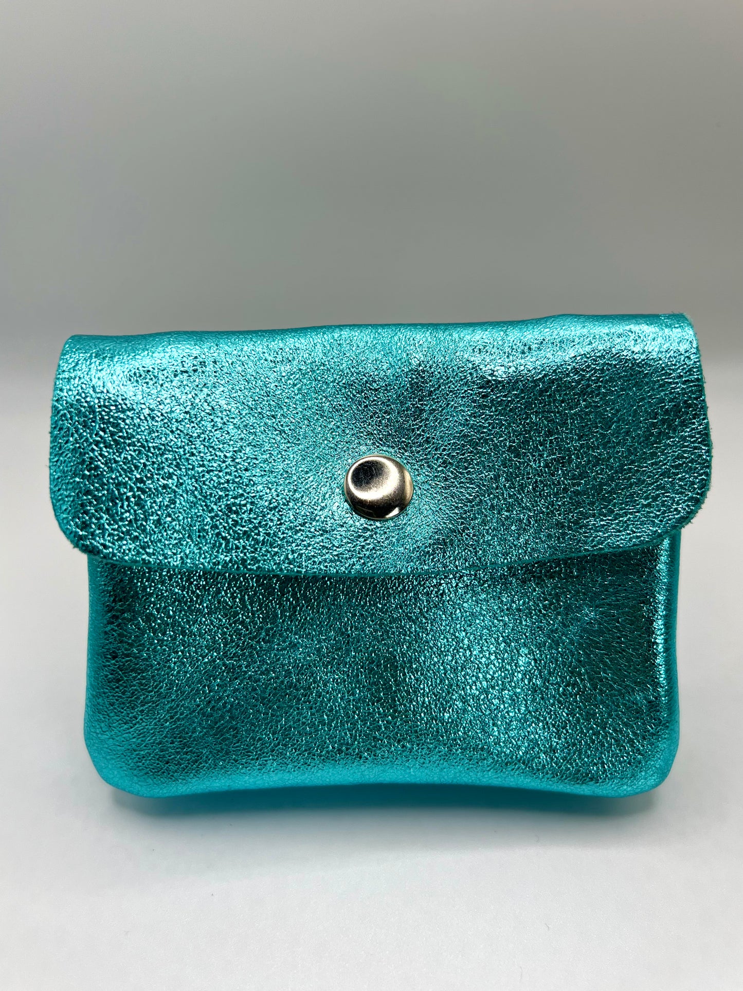 Penny Small Metallic Leather Purse - Assorted Colours