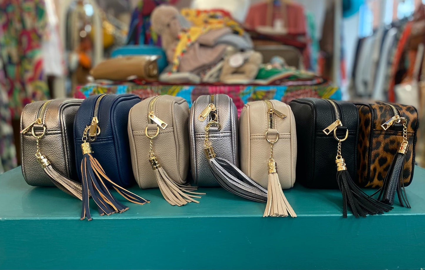 Poppy Tassel Crossbody Bag