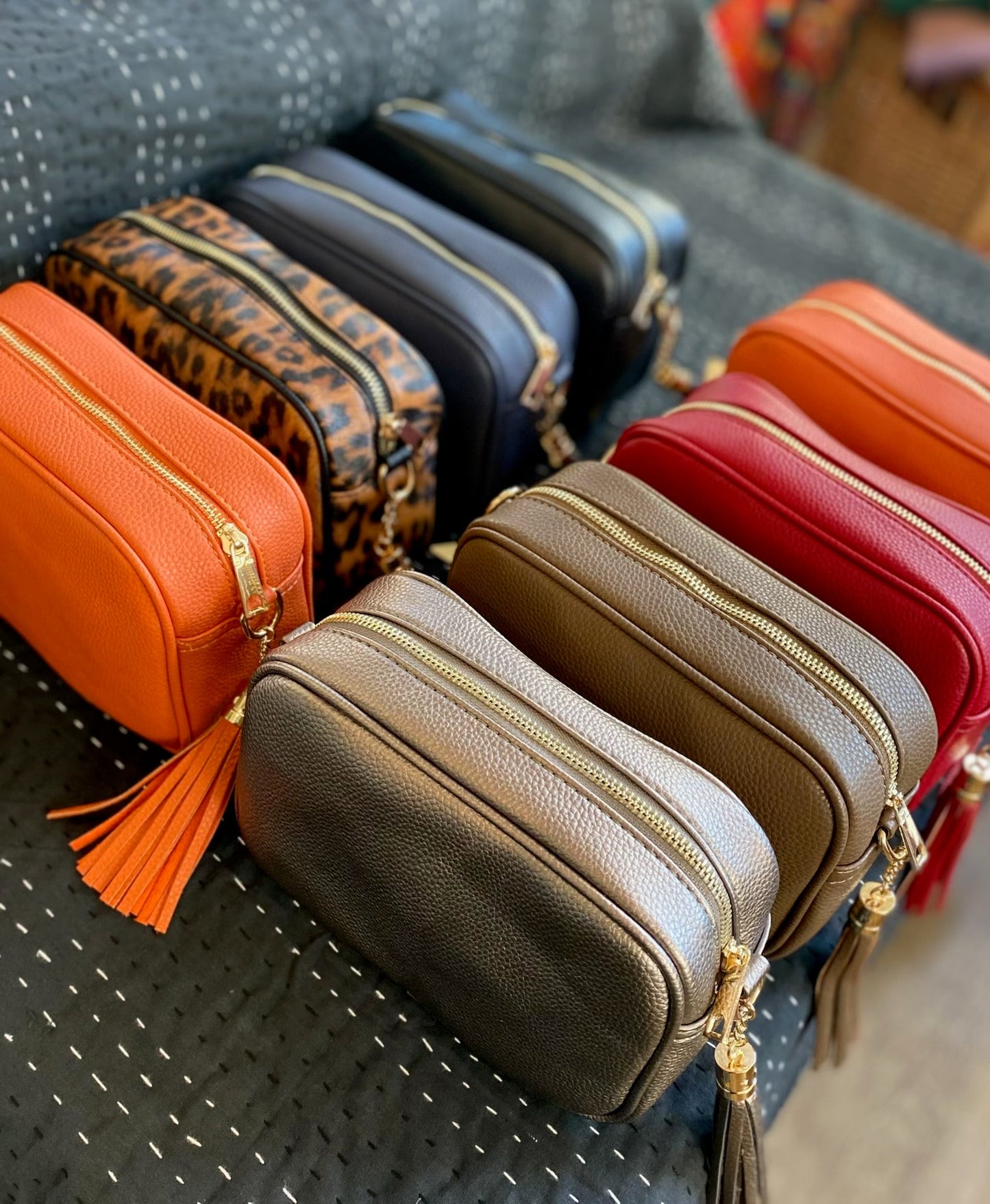 Poppy Tassel Crossbody Bag