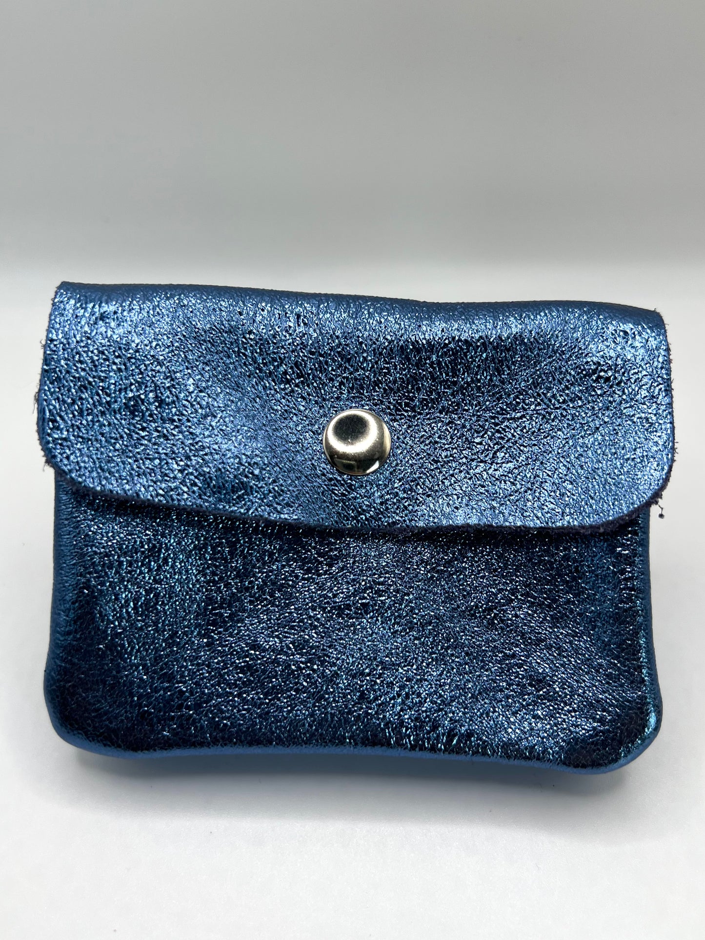 Penny Small Metallic Leather Purse - Assorted Colours