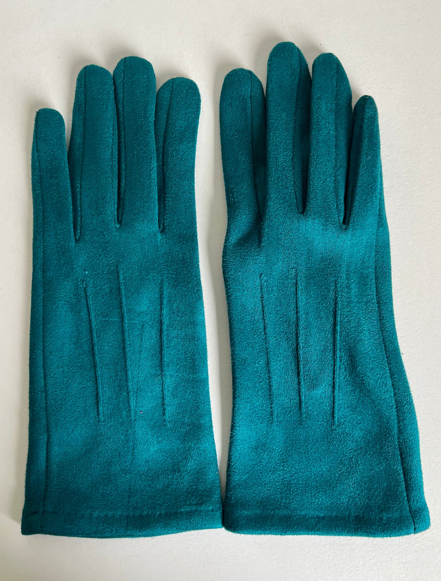 Faux Suede Plain Gloves - Assorted Colours