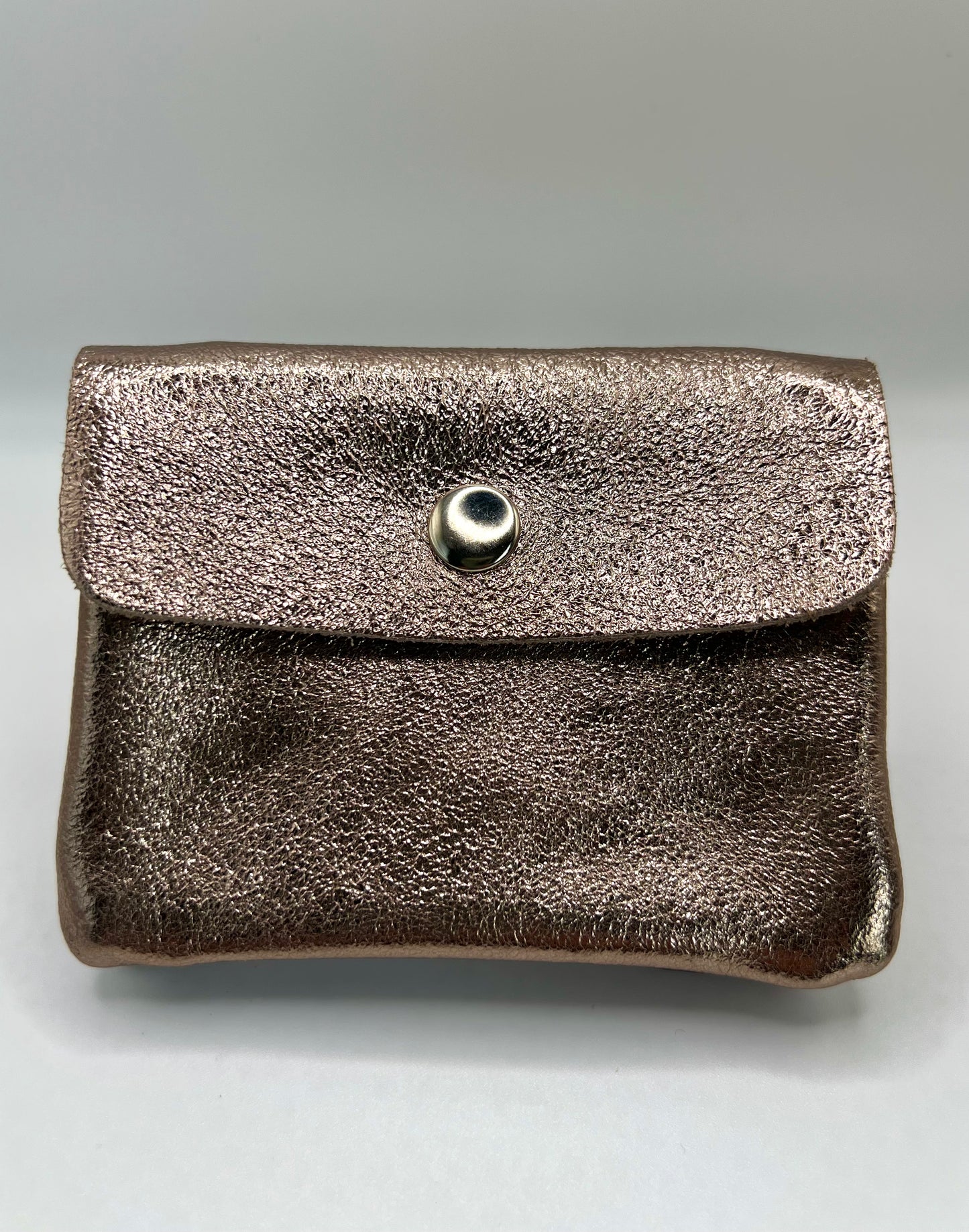 Penny Small Metallic Leather Purse - Assorted Colours